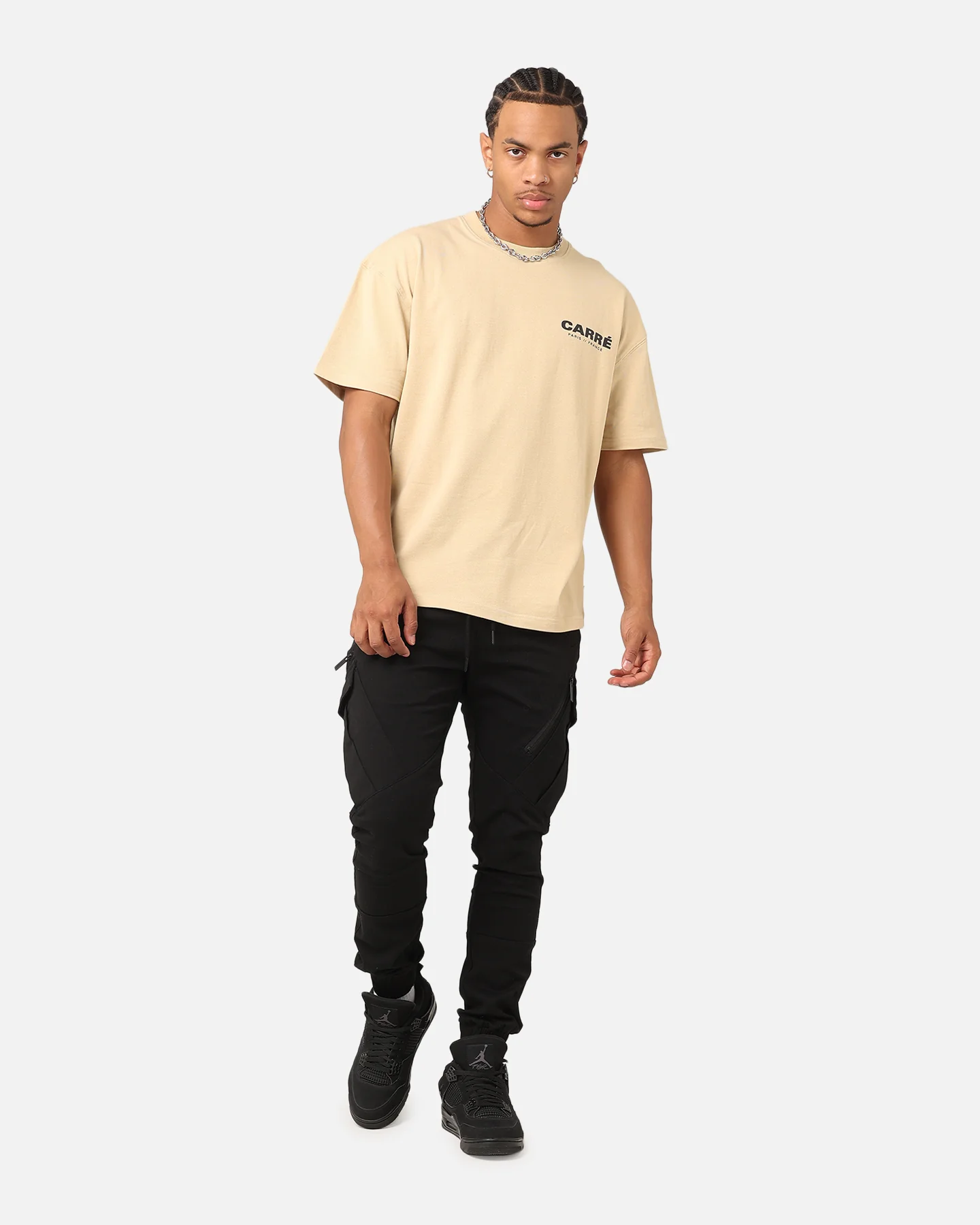 Carre Logo T-Shirt Stone - Image 4