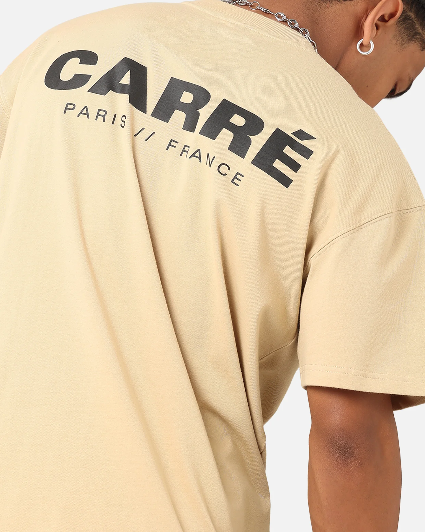 Carre Logo T-Shirt Stone - Image 7