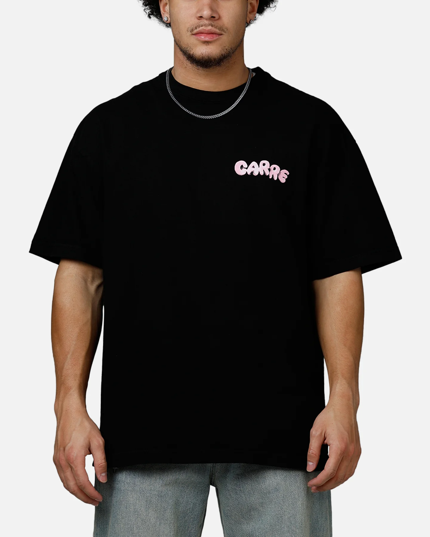 Carre Melted T-Shirt Black - Image 2
