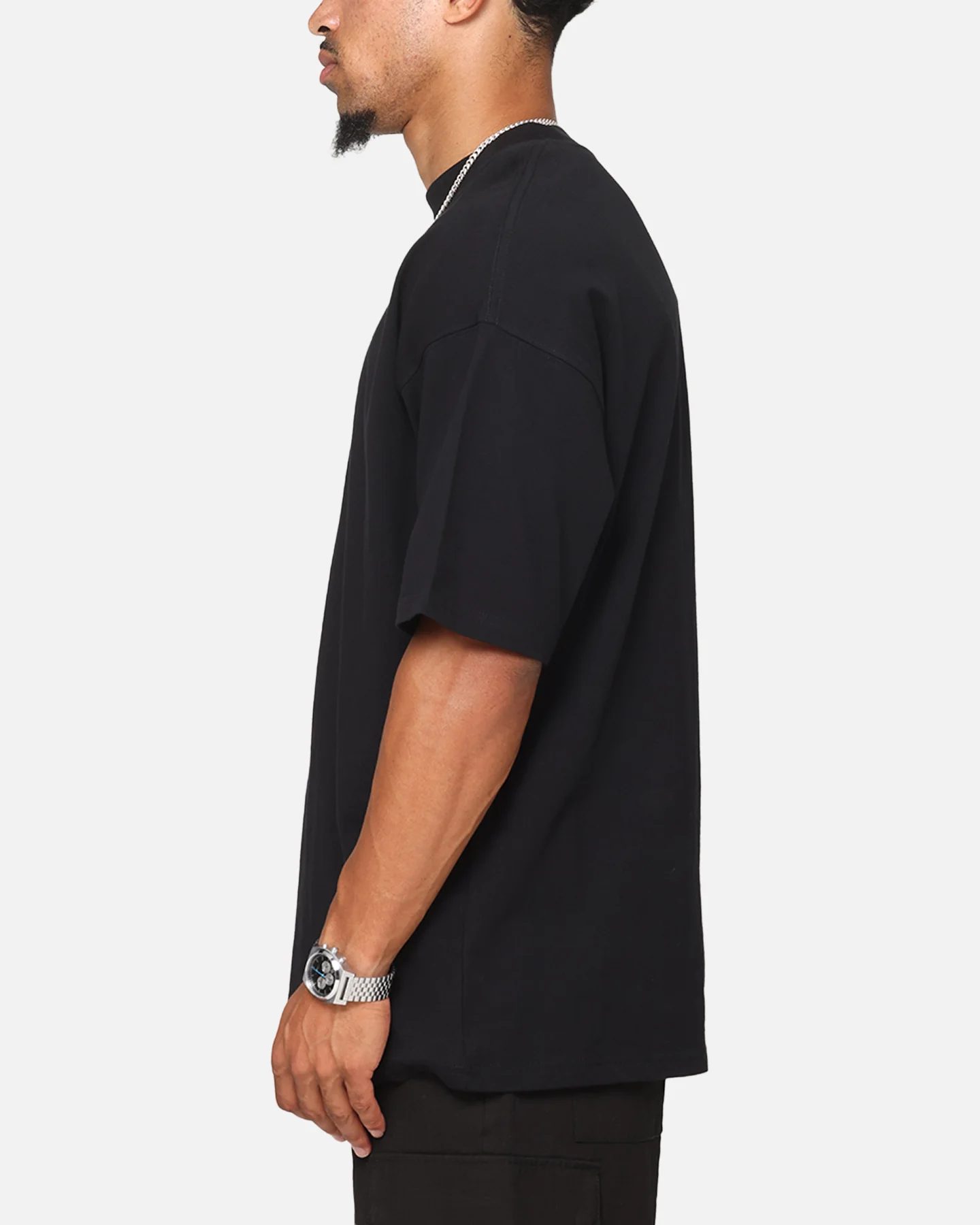 Carre Minimalist T-Shirt Black - Image 5