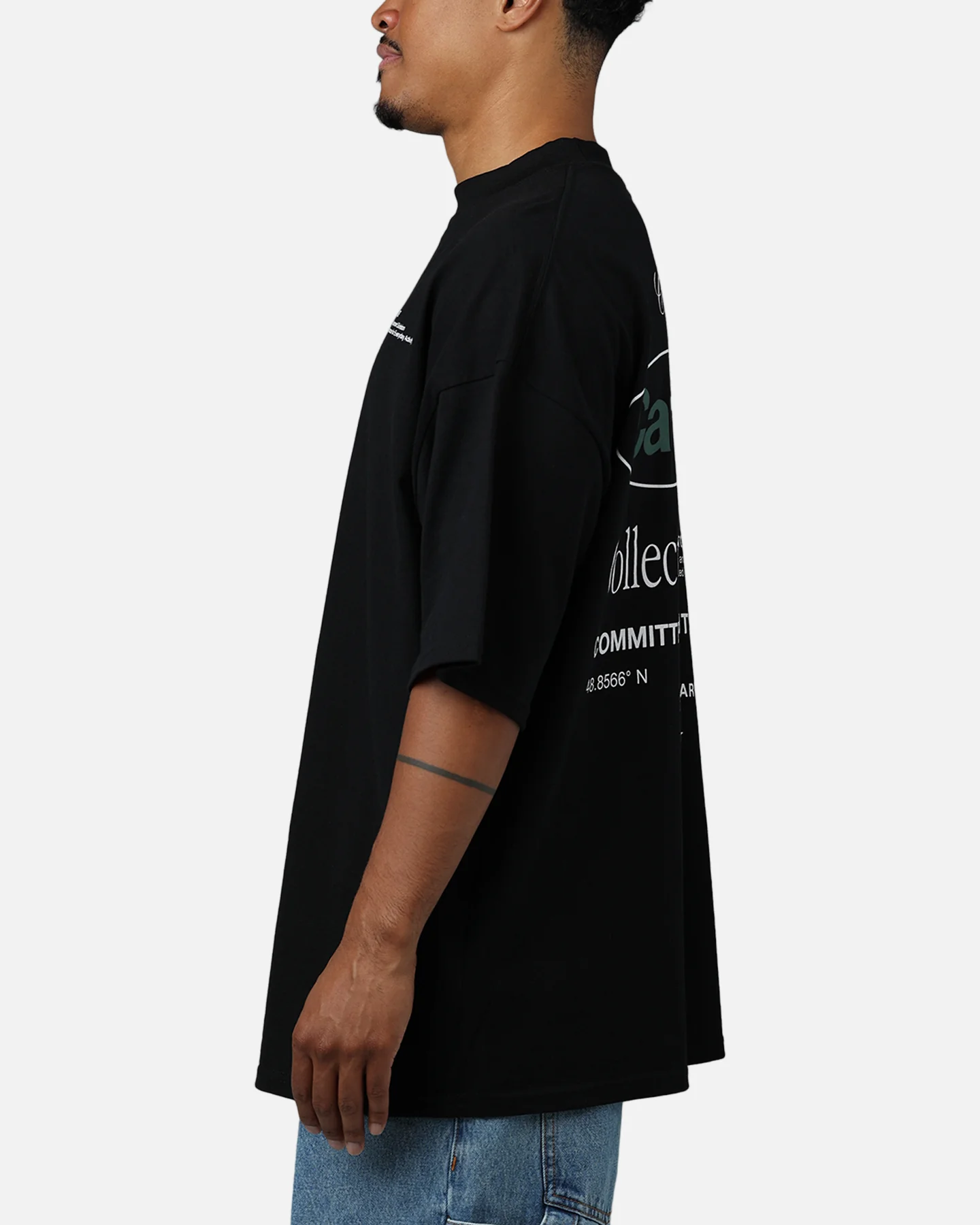 Carre Mmxii T-Shirt Black - Image 5