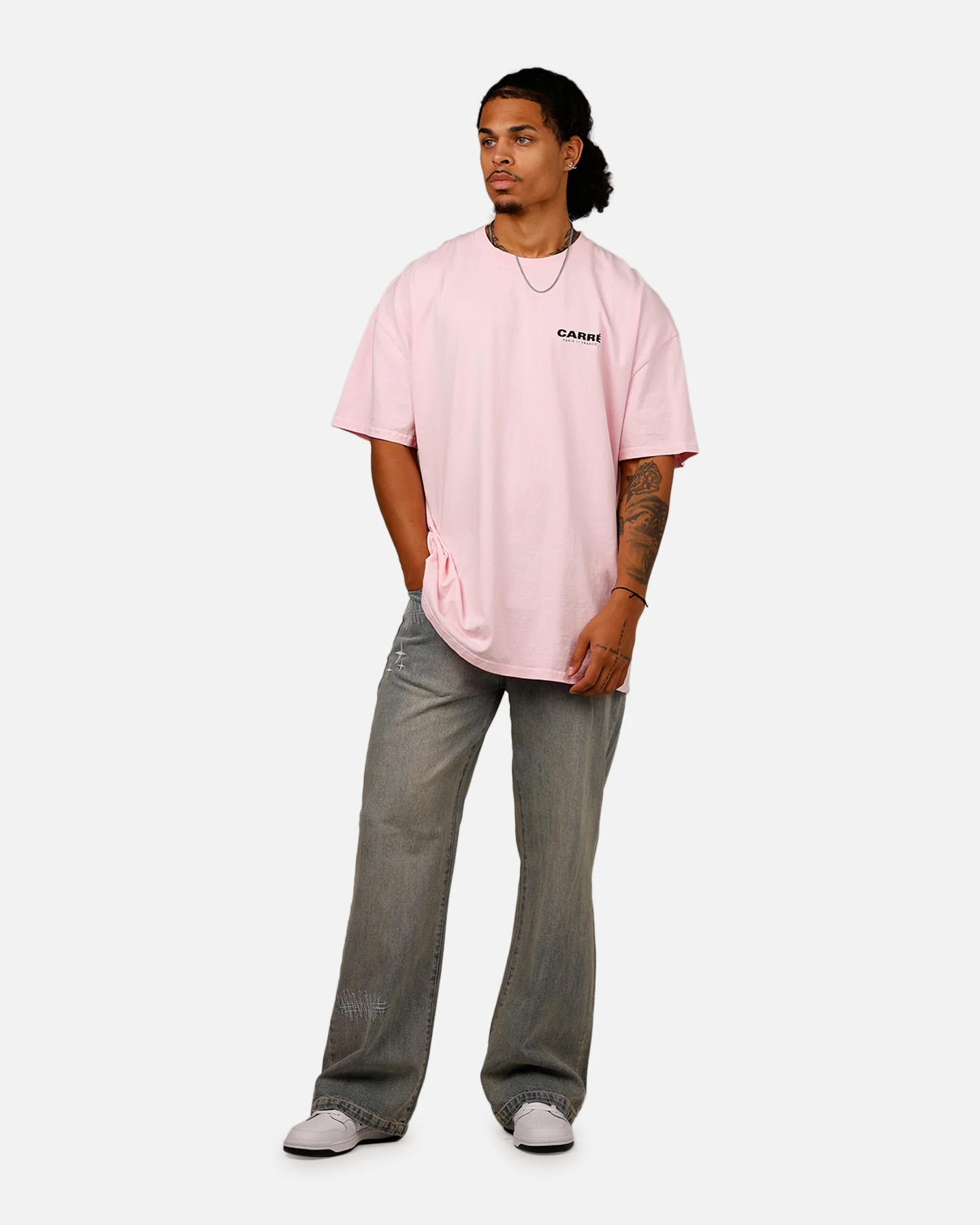 Carre Motion T-Shirt Pink - Image 3