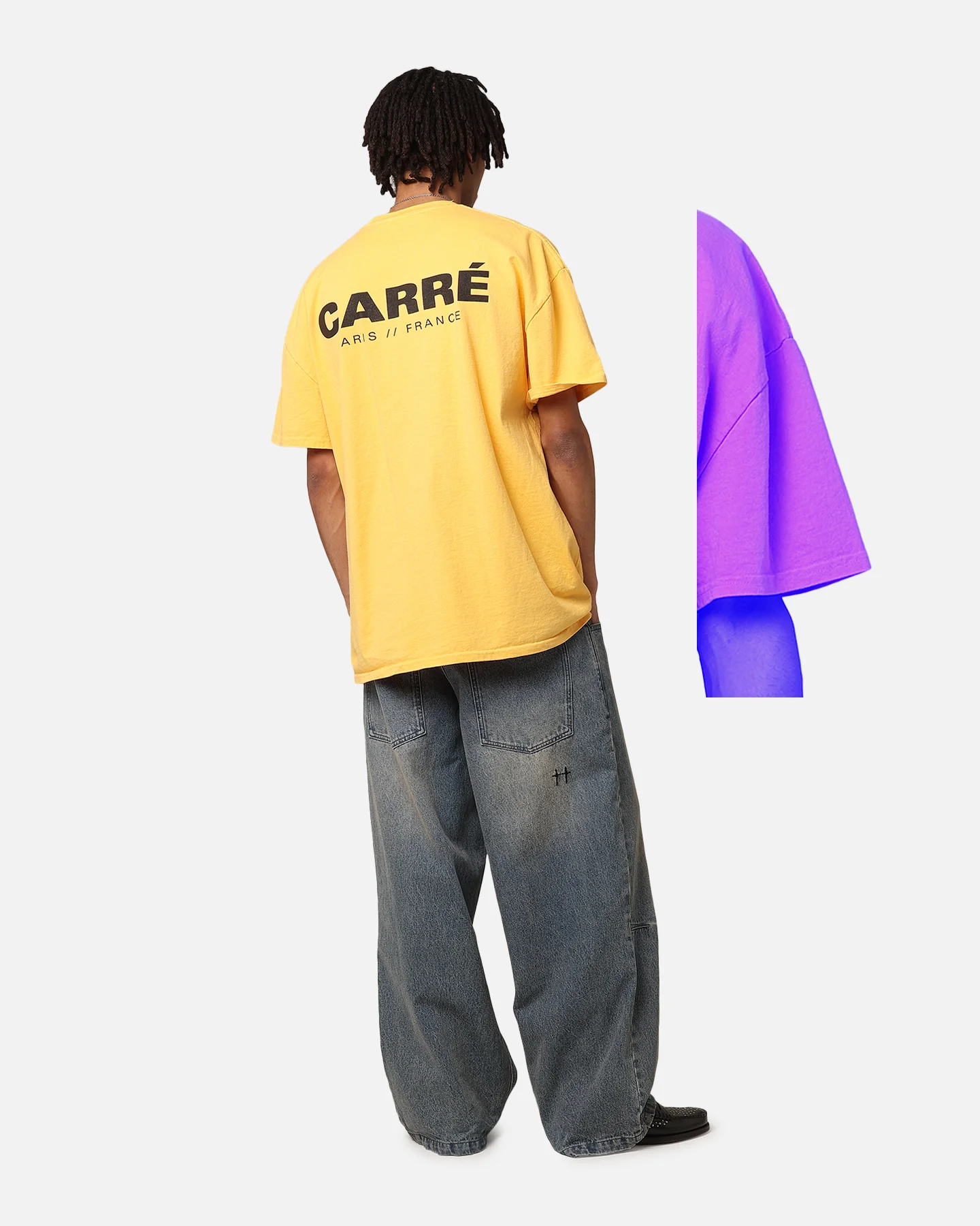 Carre Motion T-Shirt Yellow - Image 2