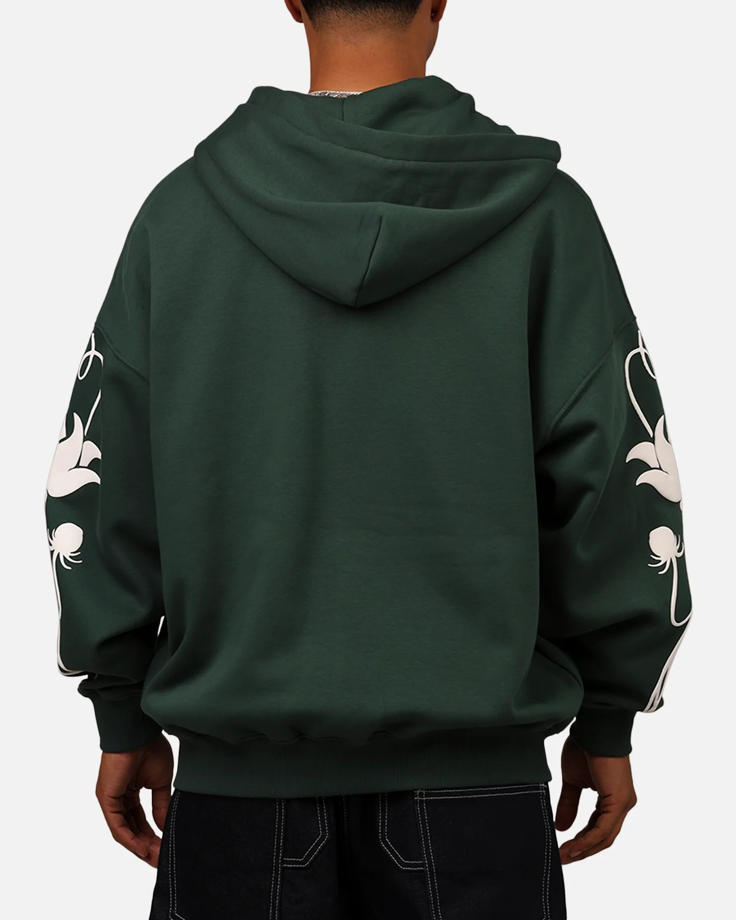 Carre Nouveau Fill Zip Hoodie Green - Image 2