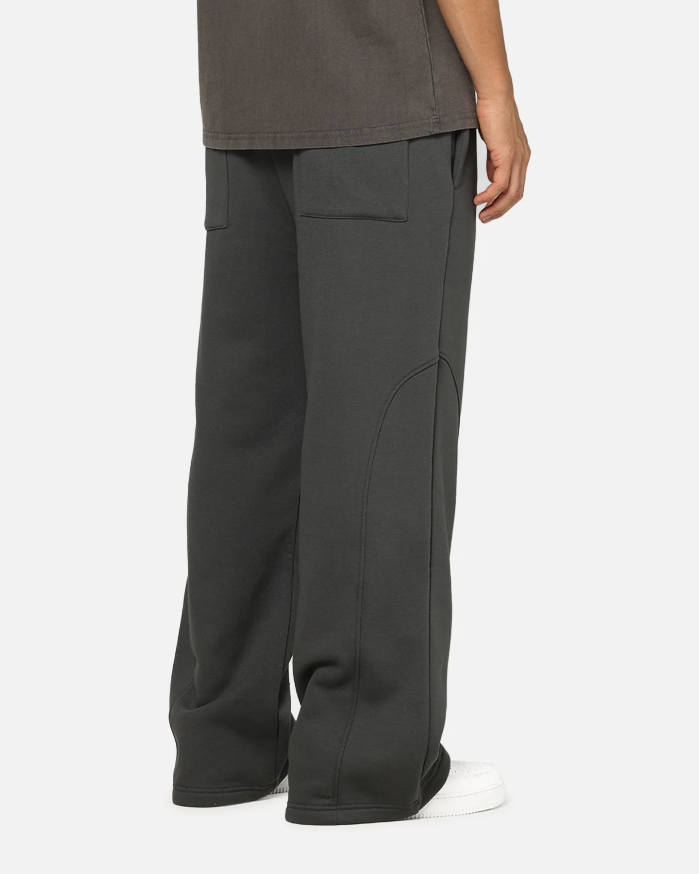 Carre Off Grid Panelled Trackpants Dark Grey - Image 6