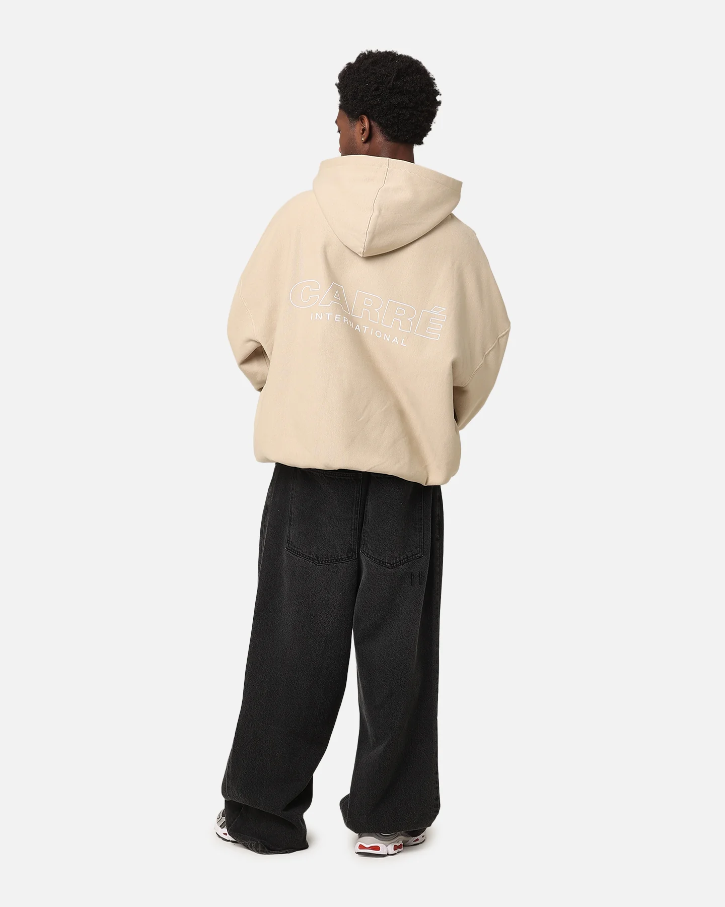 Carre Out Motion Hoodie Stone - Image 3