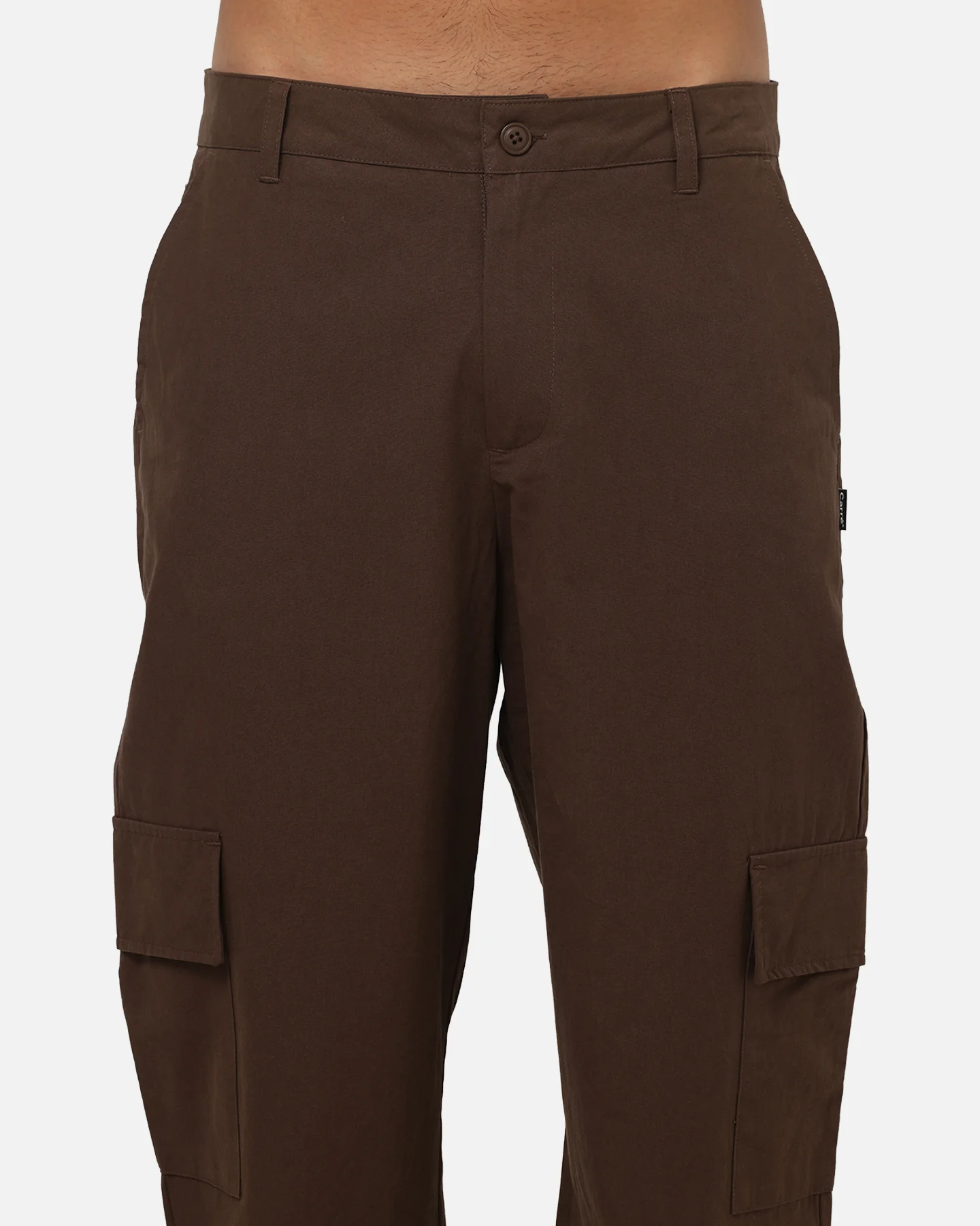 Carre Overhaul Cargo Pants Chocolate - Image 7
