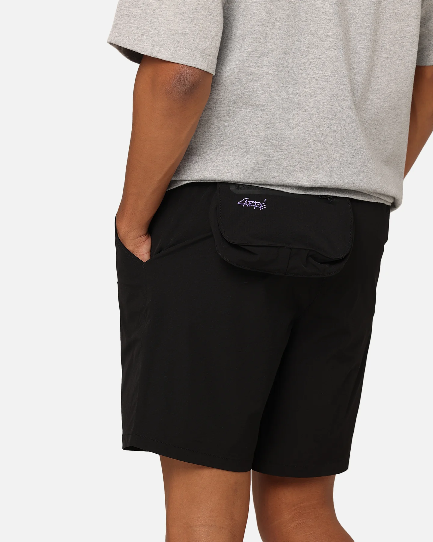 Carre Pace Nylon Shorts Black - Image 4