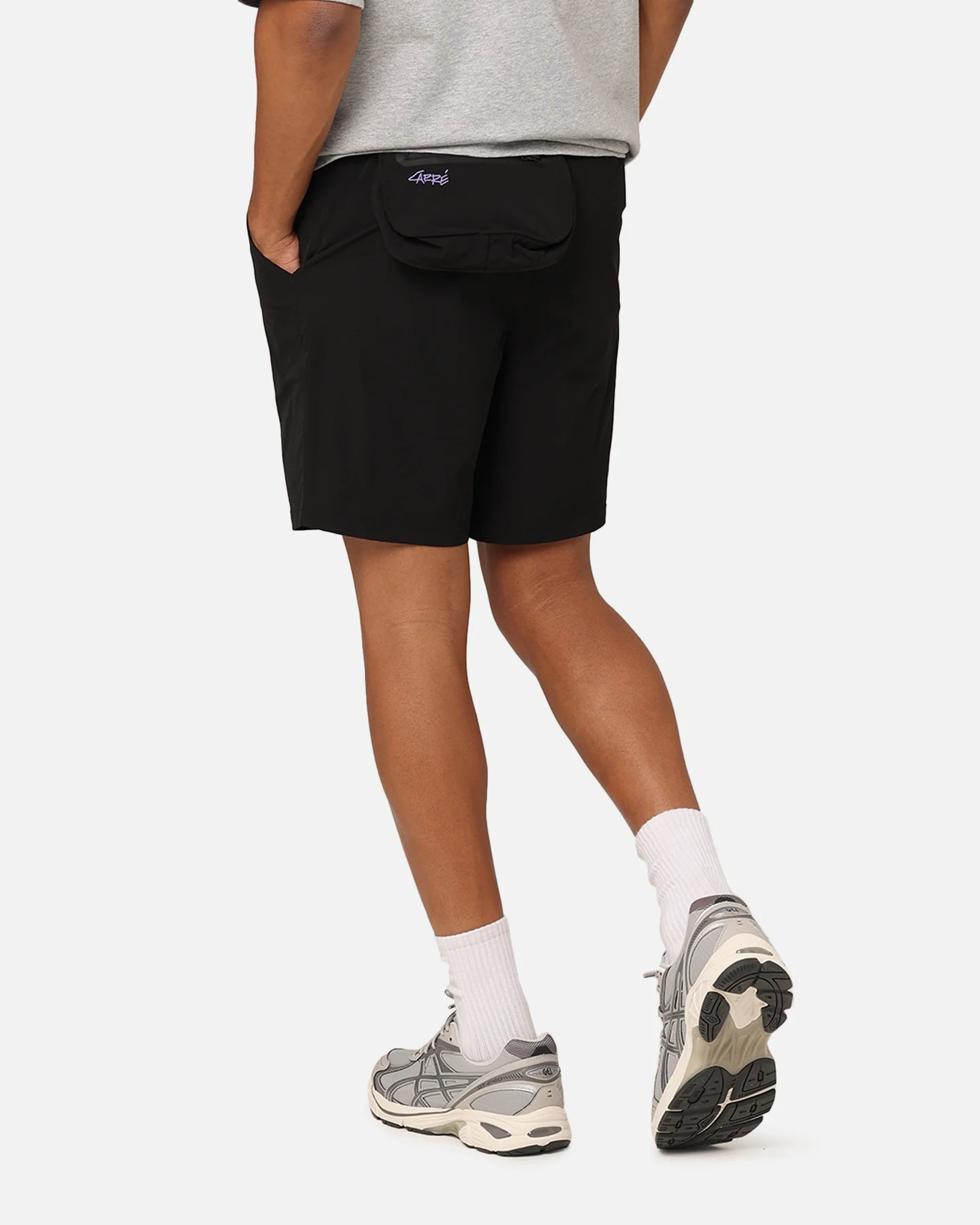 Carre Pace Nylon Shorts Black - Image 6