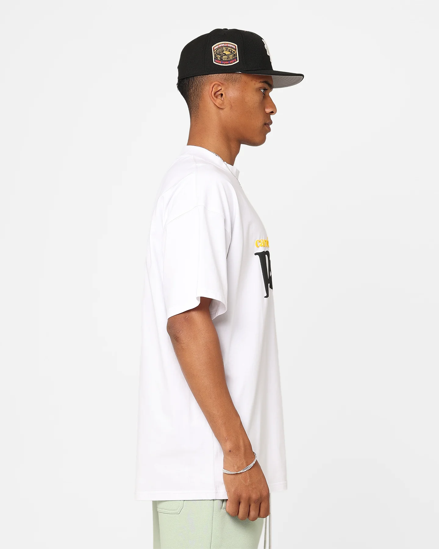 Carre Petal Oversized T-Shirt White - Image 5
