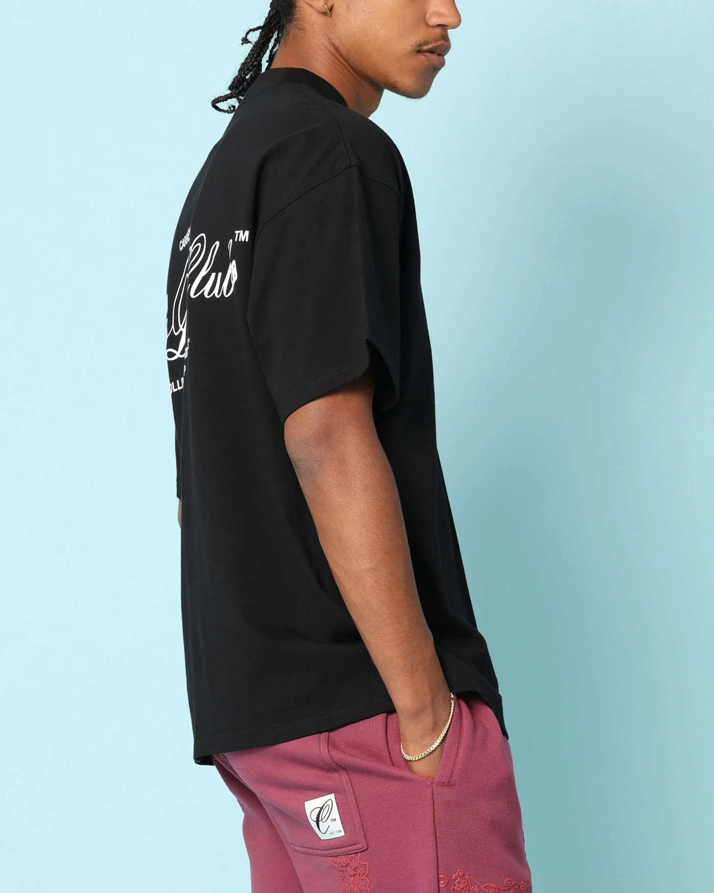 Carré Players Oversized T-Shirt Black - Image 4