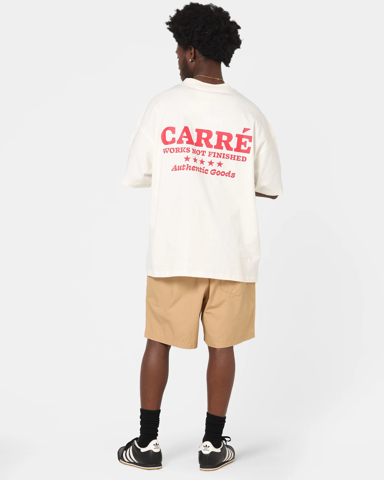 Carre Pocket T-Shirt Off White - Image 3