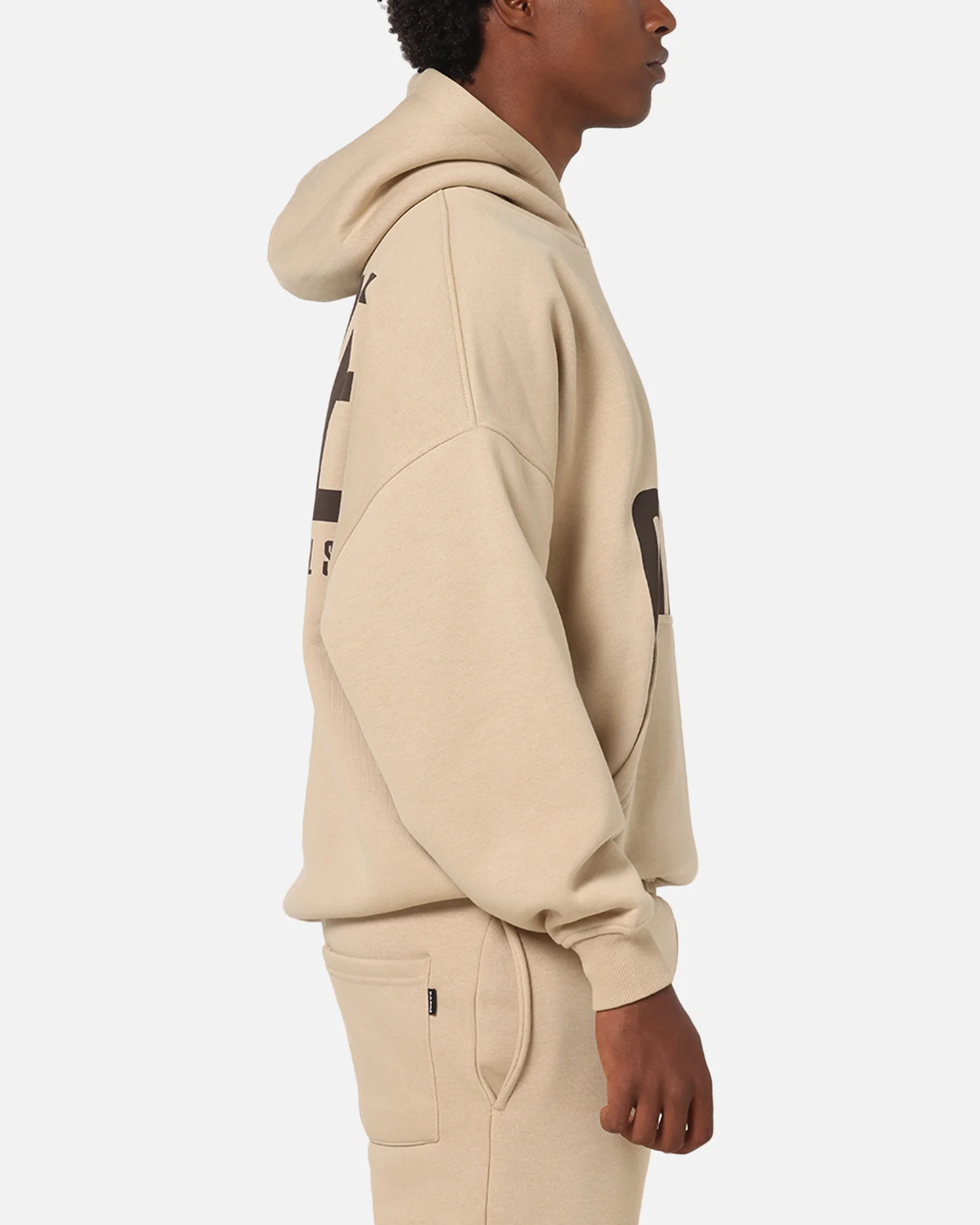 Carre Premium Essentials Hoodie Light Brown - Image 5