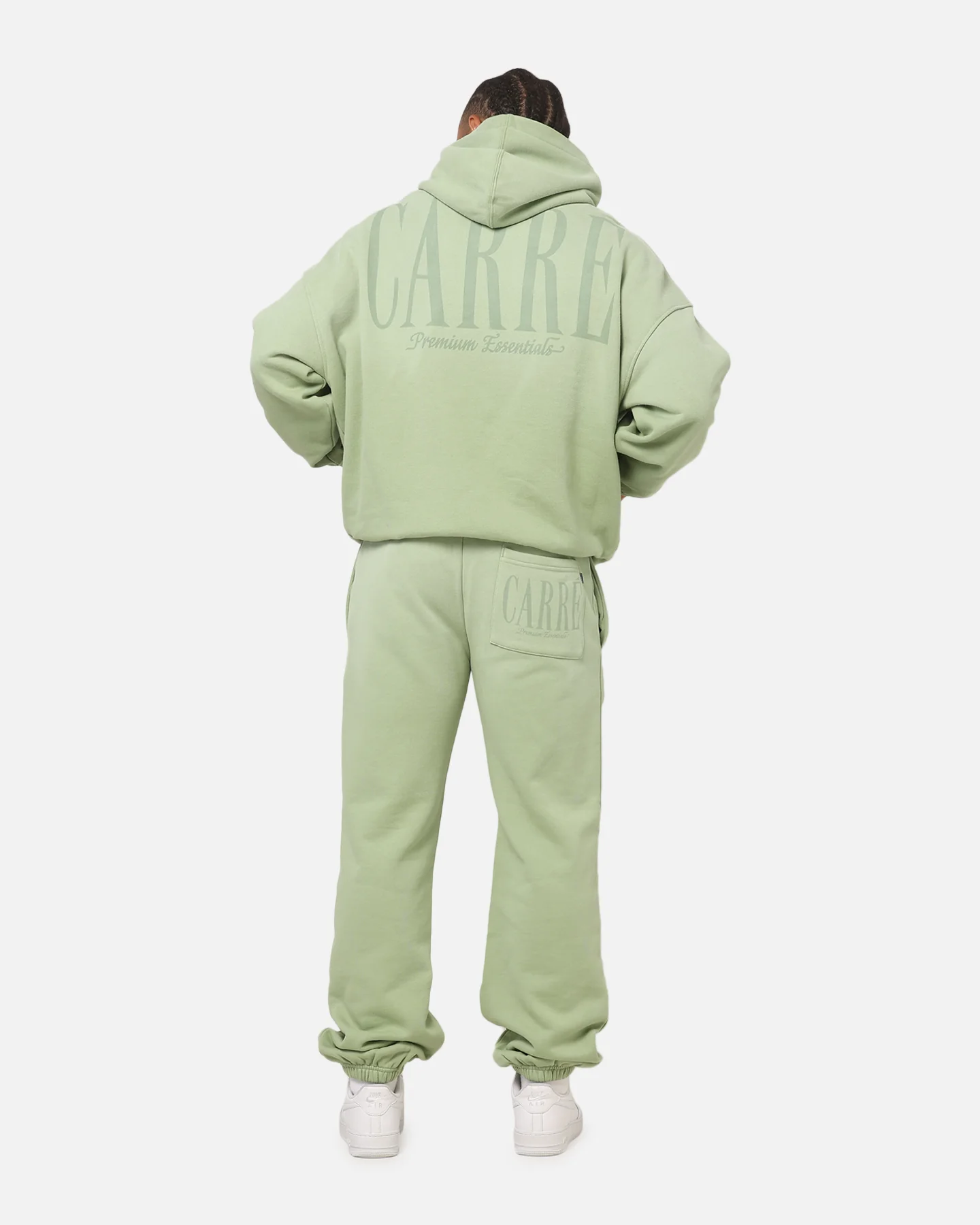 Carre Premium Essentials Hoodie Sage - Image 3