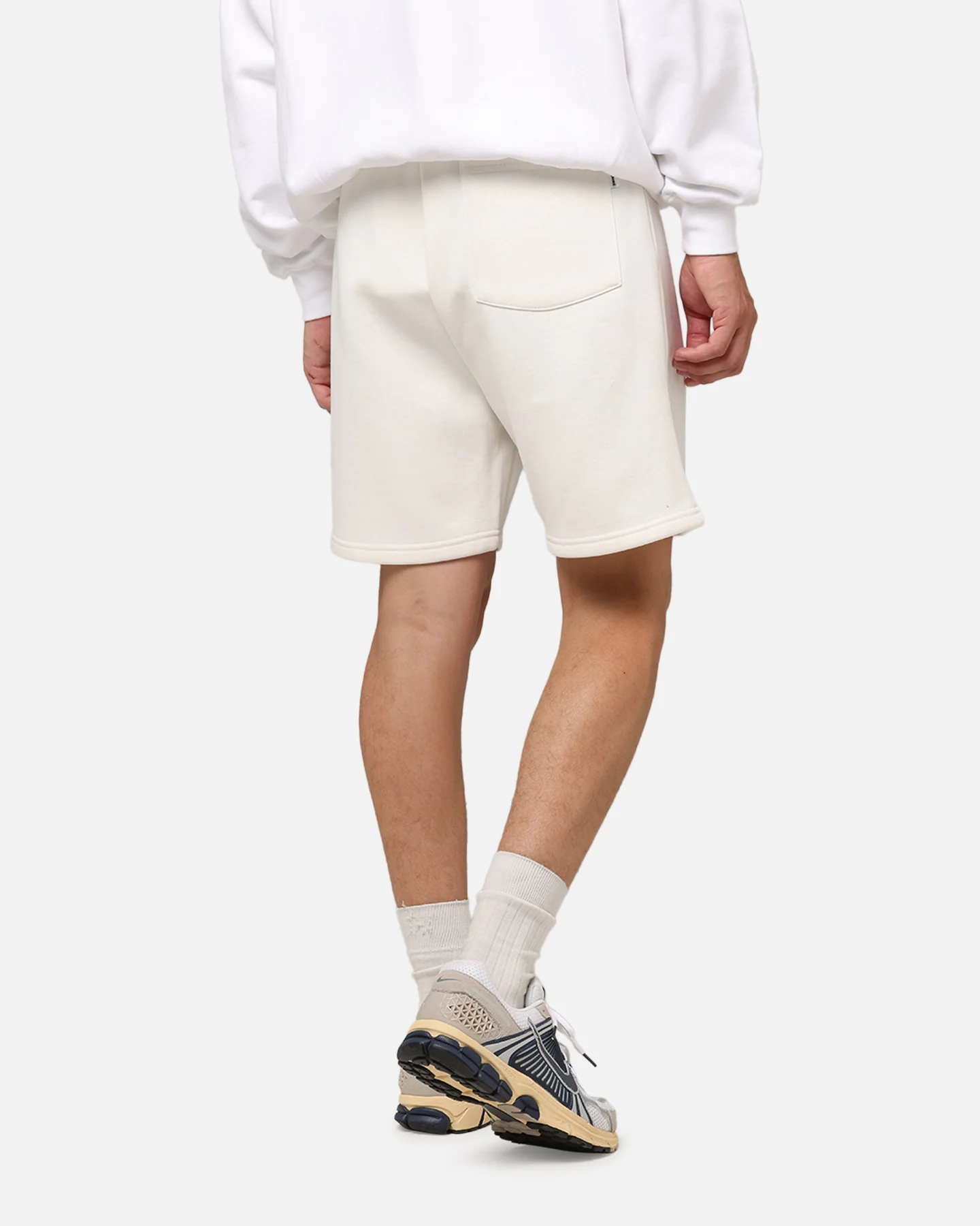 Carre Premium Essentials Sweat Shorts Cream - Image 6