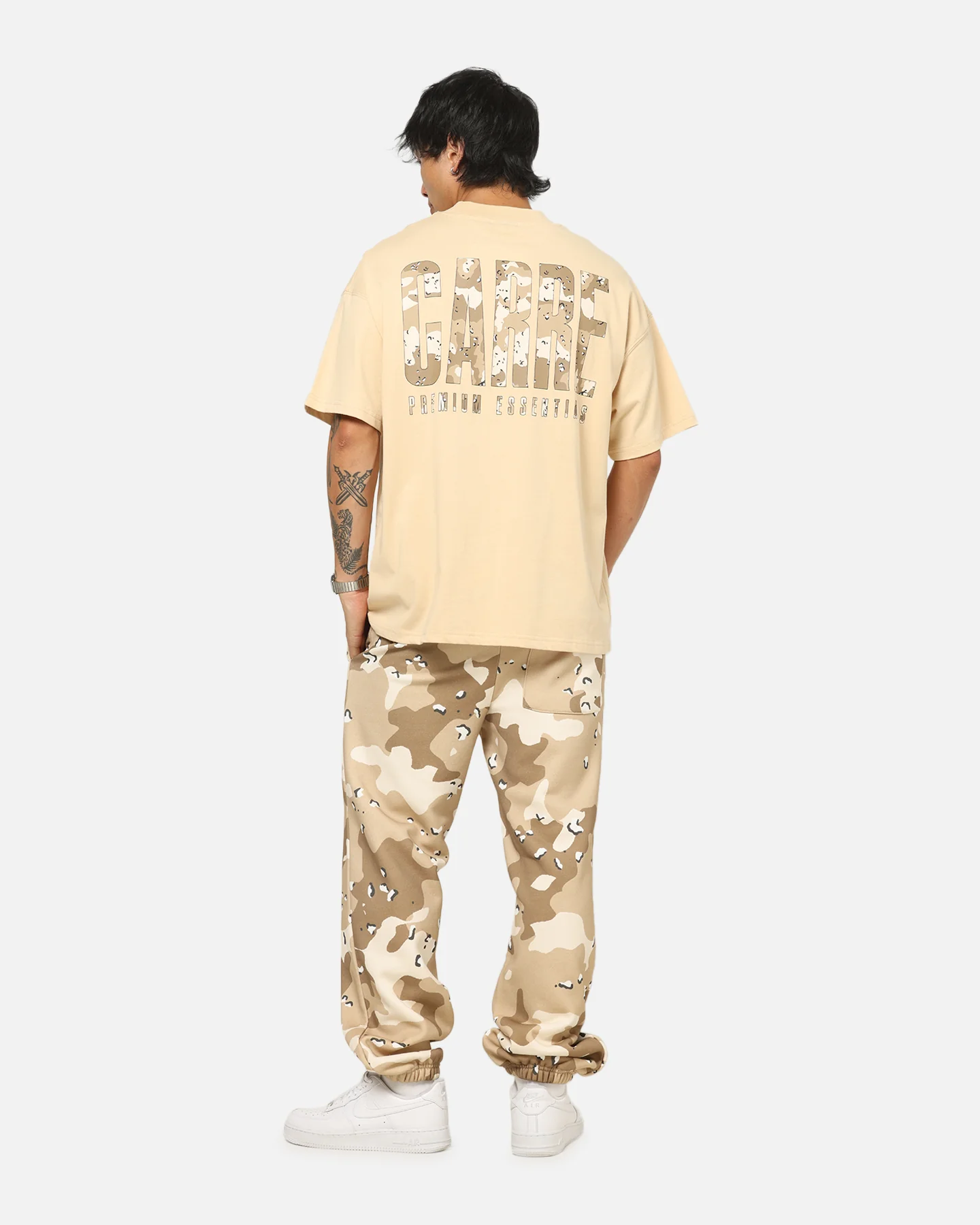 Carre Premium Essentials T-Shirt Stone - Image 3