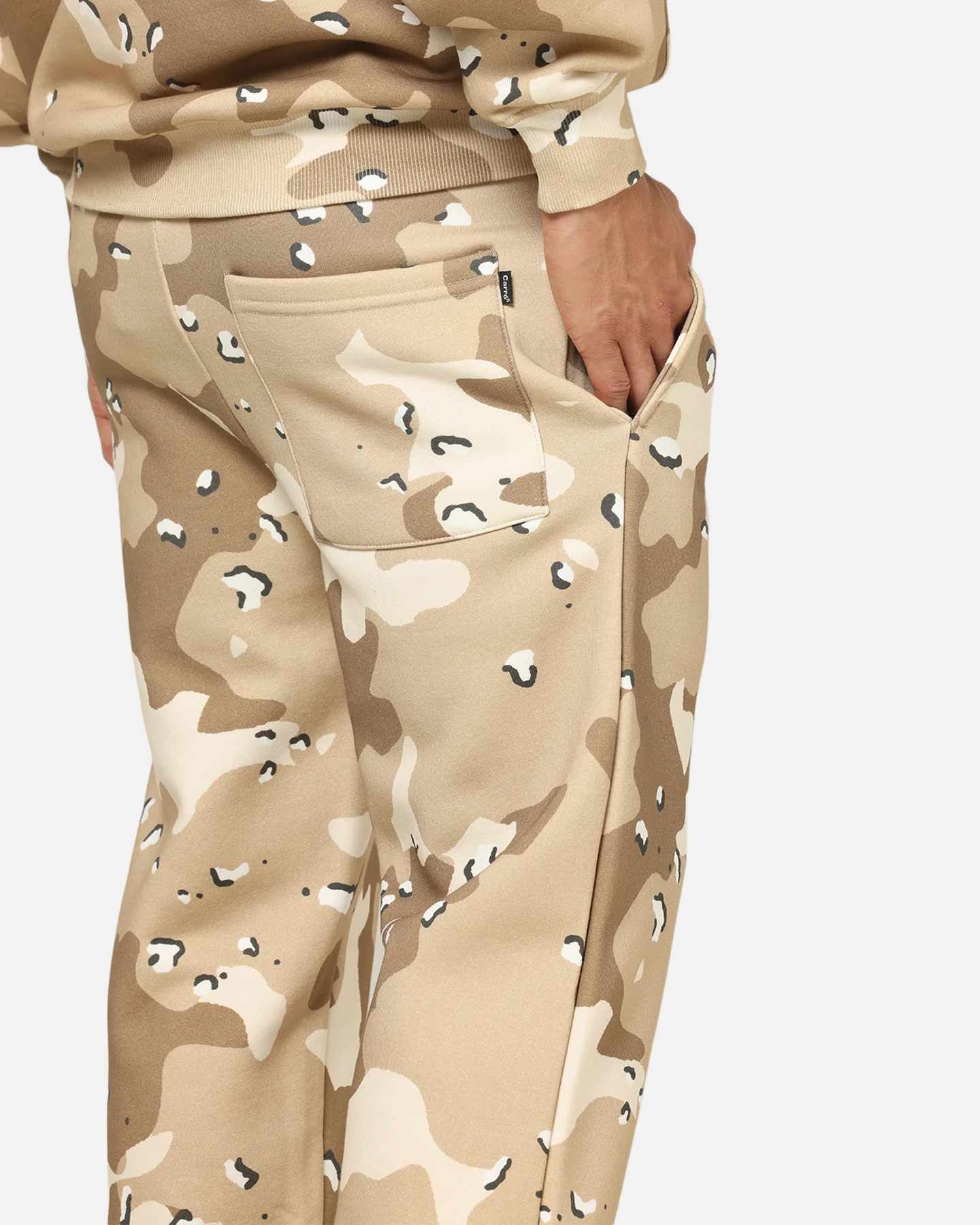 Carre Premium Essentials Track Pant Brown Camo - Image 4