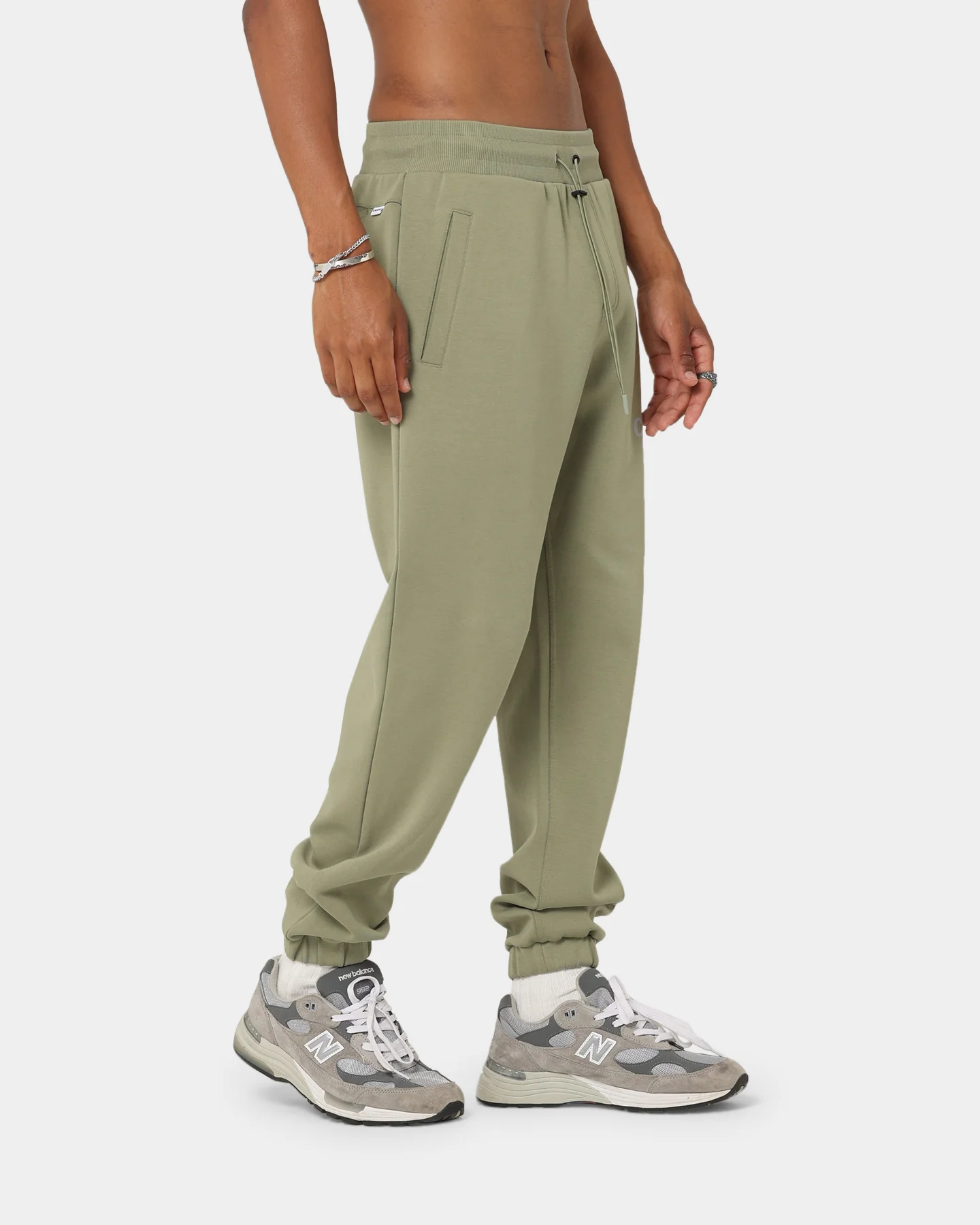 Carre Premium Motion Sweat Pants Army Green - Image 5