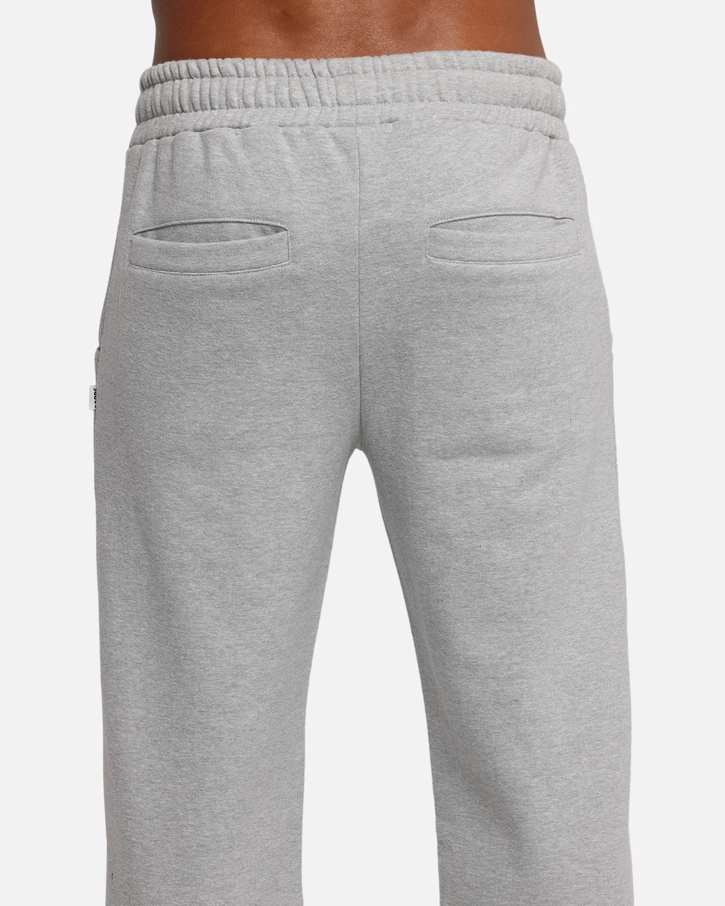 Carre Prestige Script Sweatpants Grey Marle - Image 8