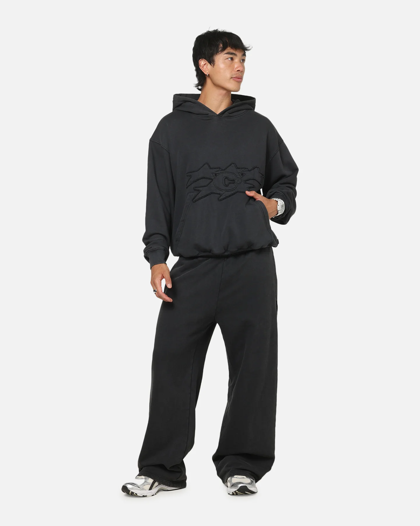 Carre Prime Hoodie Black Wash - Image 2