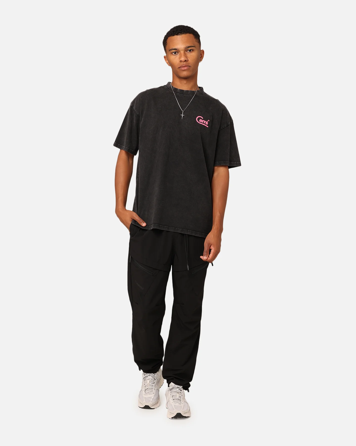 Carre Pro T-Shirt Black Acidwash - Image 8