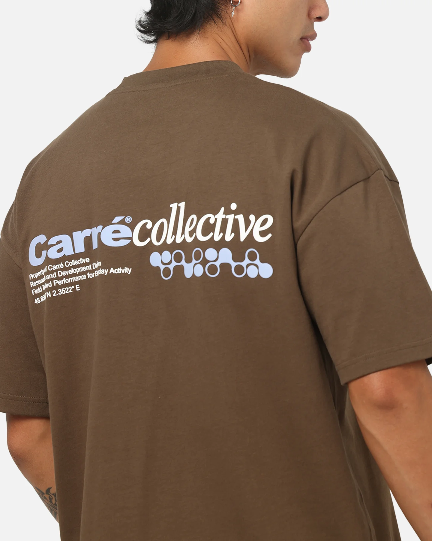Carre Research T-Shirt Brown - Image 8