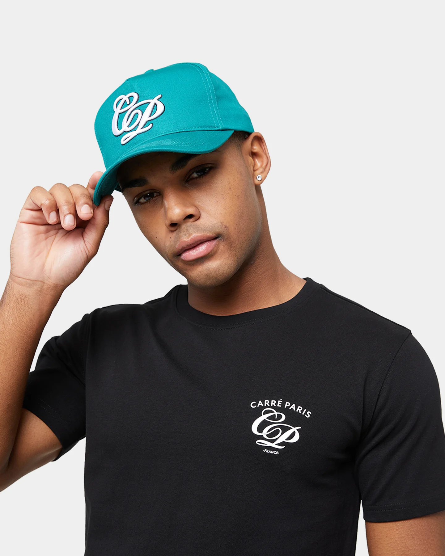 Carre Revolution Zip Drop Tail T-Shirt Black - Image 7