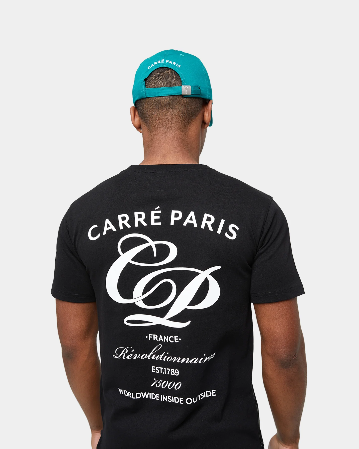 Carre Revolution Zip Drop Tail T-Shirt Black - Image 8