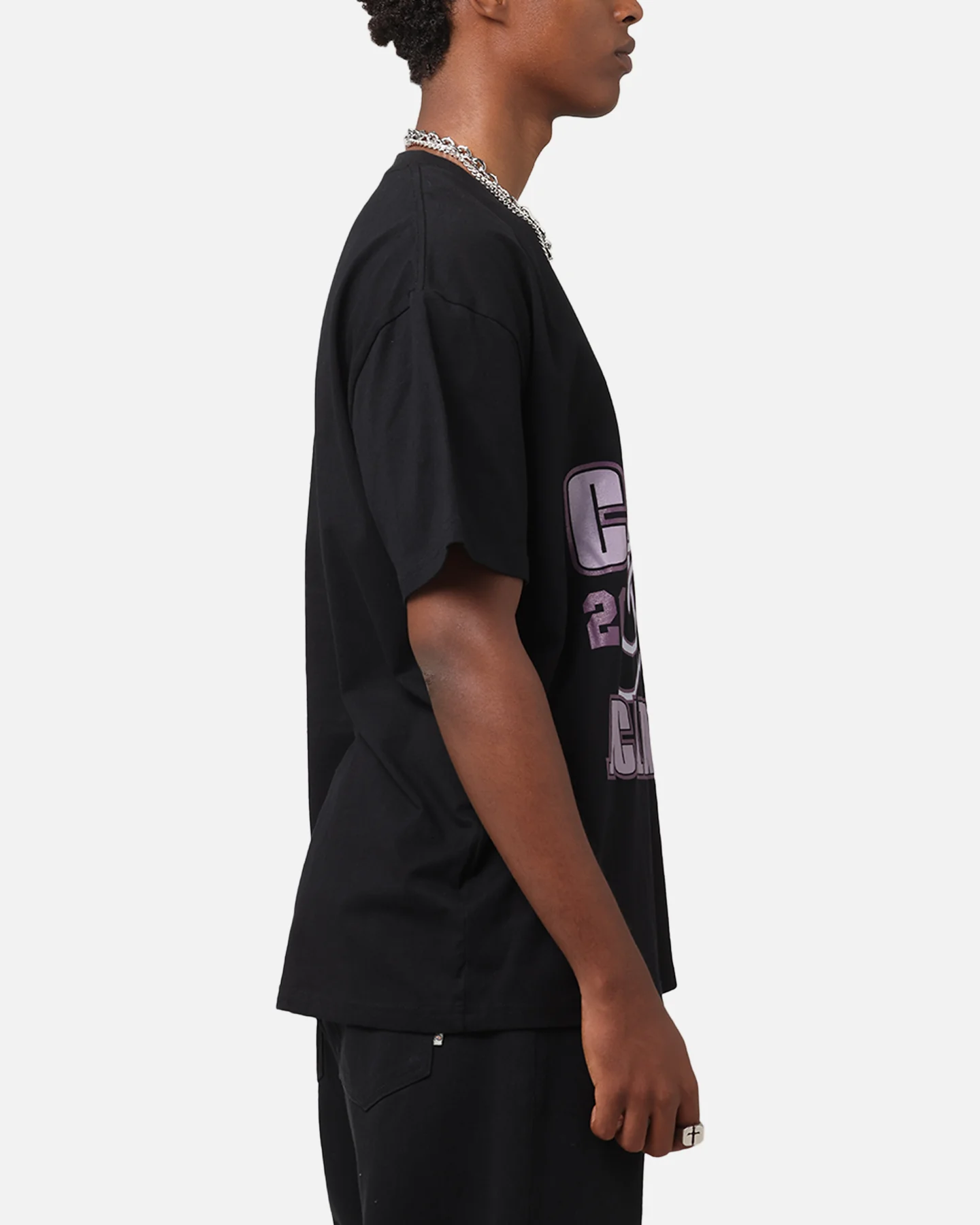 Carre Rising Heavy T-Shirt Black - Image 4