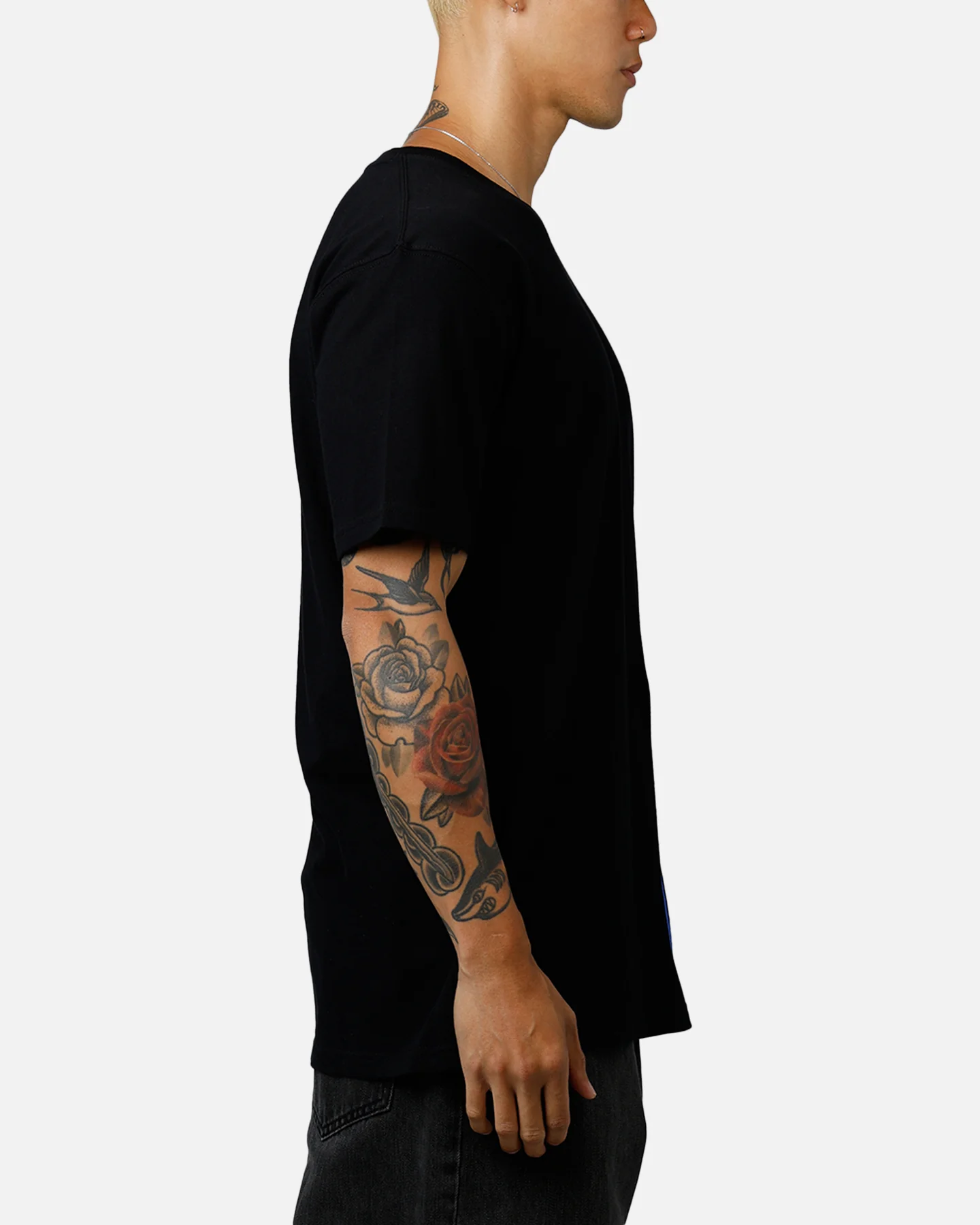 Carre Roadman T-Shirt Black/Blue - Image 4