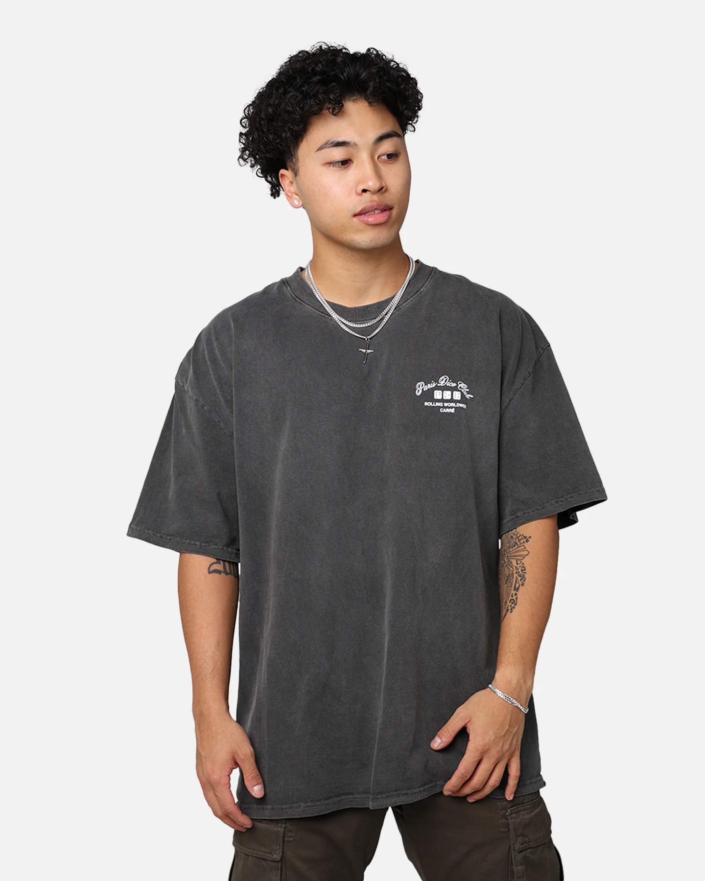 Carre Rolling Worldwide T-Shirt Black Wash - Image 2