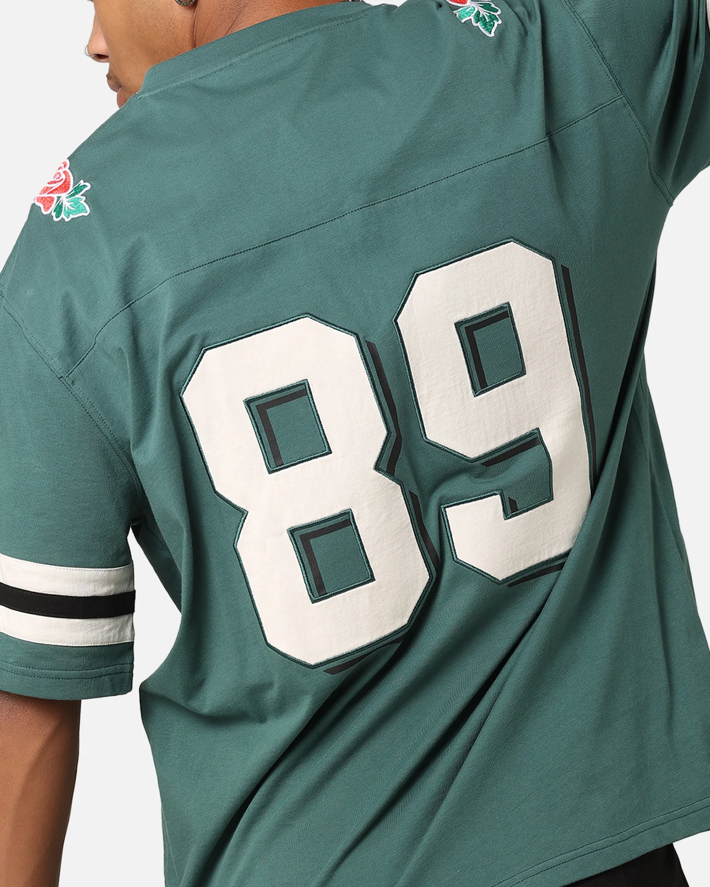Carre Rose Bowl Football T-Shirt Green - Image 7