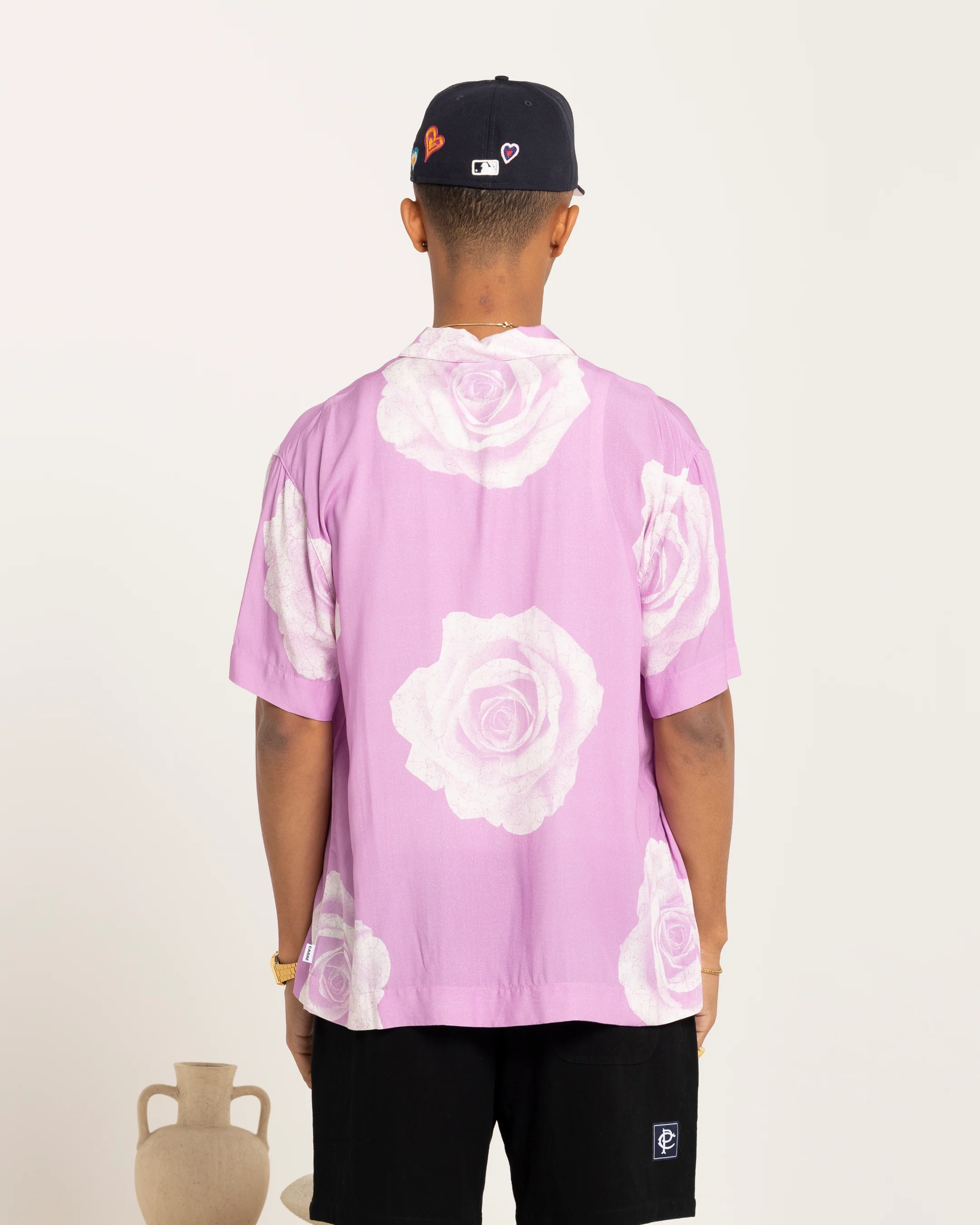 Carré Rose Bunch Button Up Shirt Pastel Purple - Image 2