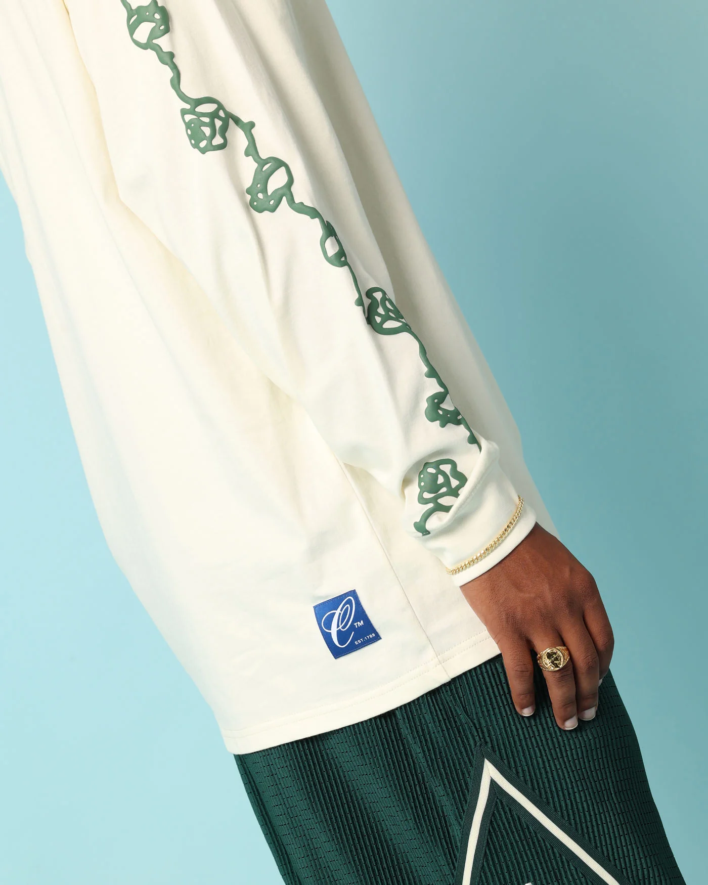 Carré Rosebowl Oversized Long Sleeve T-Shirt Off White - Image 6