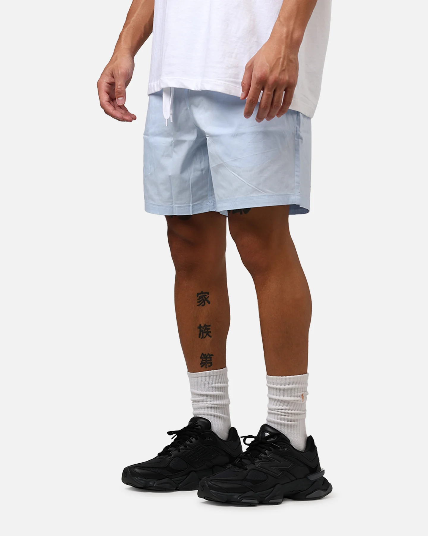 Carre Rosebud Beach Shorts Light Blue - Image 4