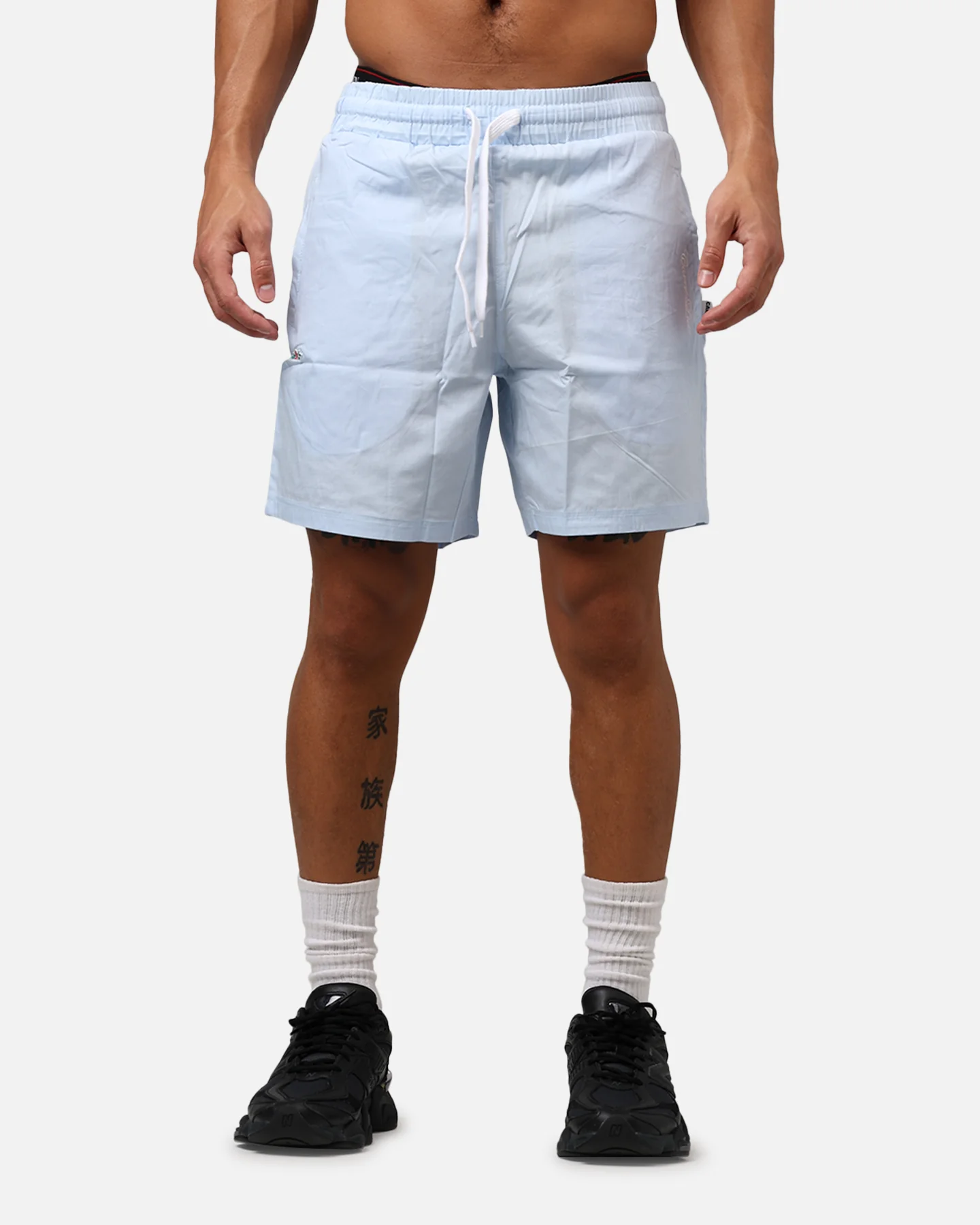 Carre Rosebud Beach Shorts Light Blue - Image 6