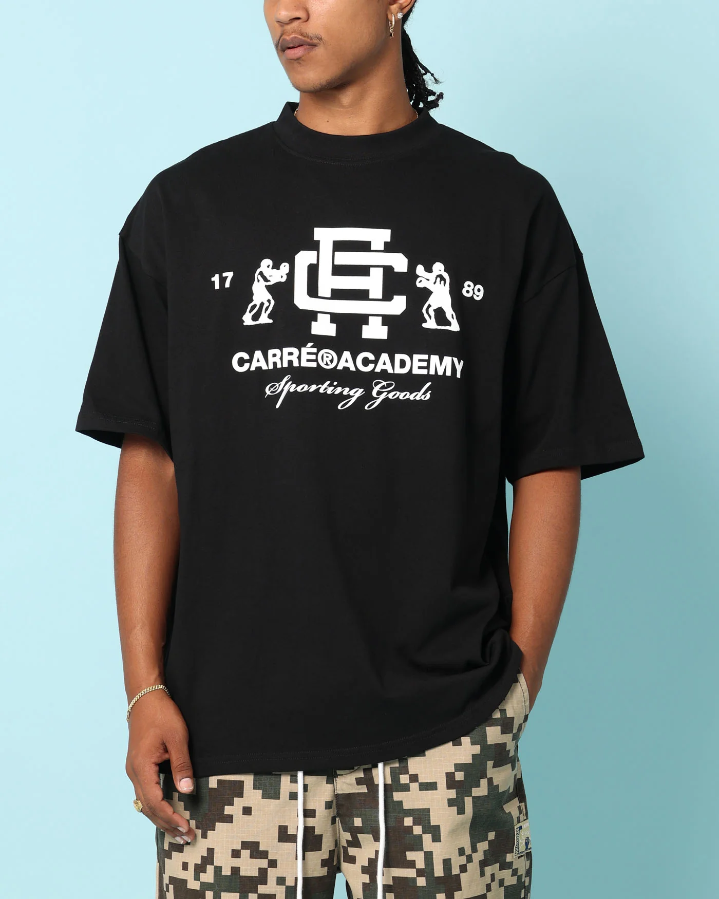 Carre Savate Club T-Shirt Black - Image 2