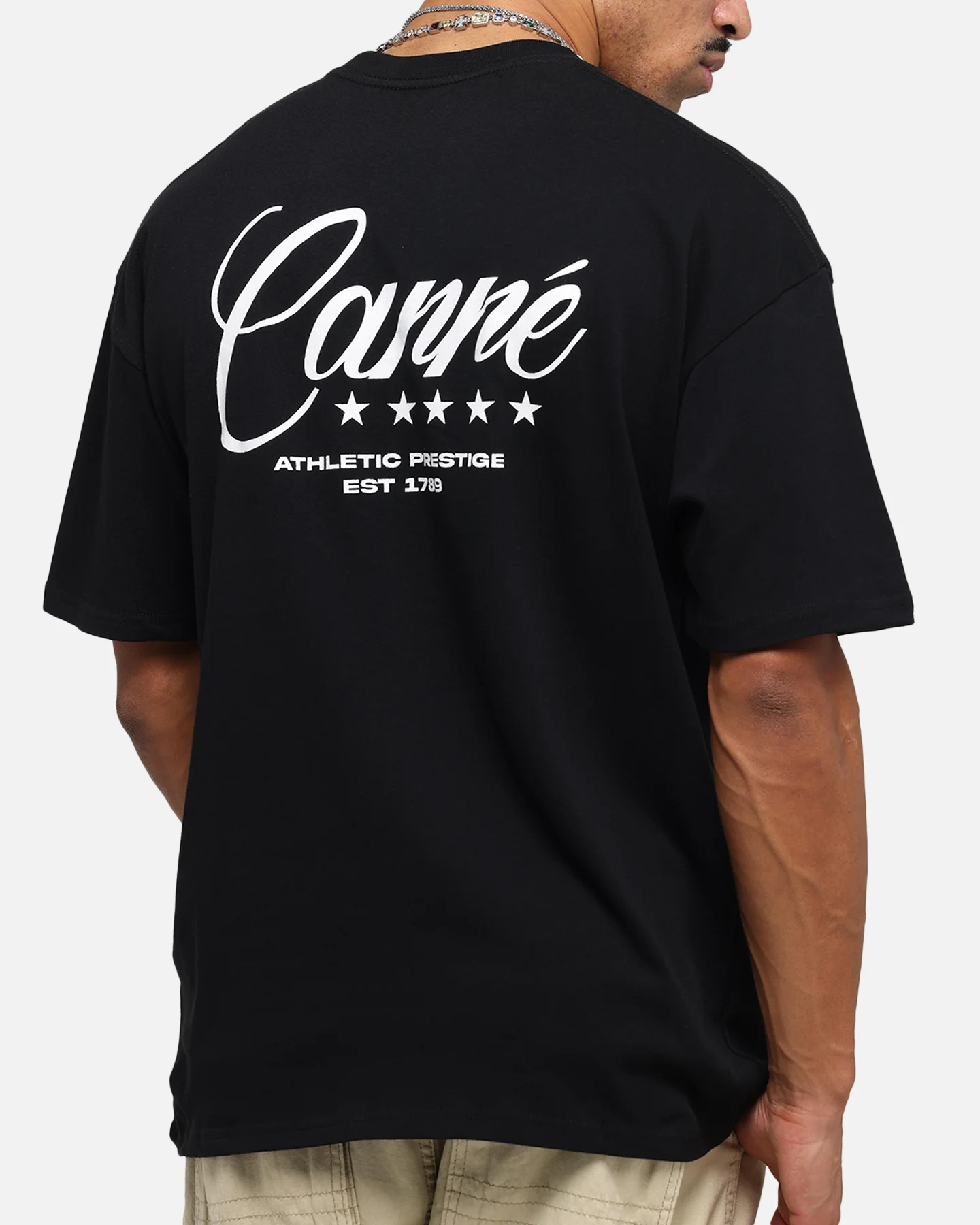 Carre Script T-Shirt Black - Image 8
