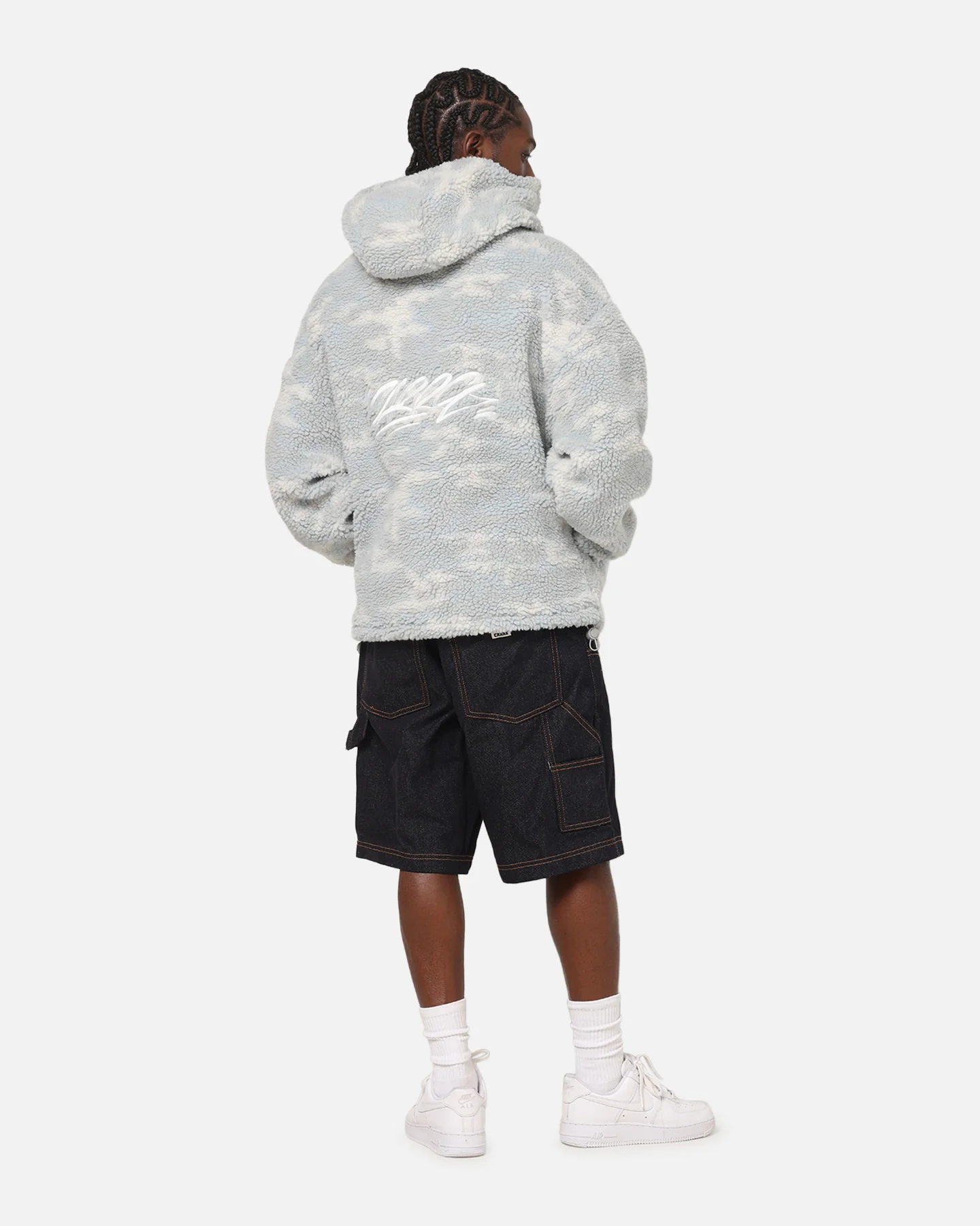 Carre Sherpa Hooded Jumper Snow Camo - Image 4