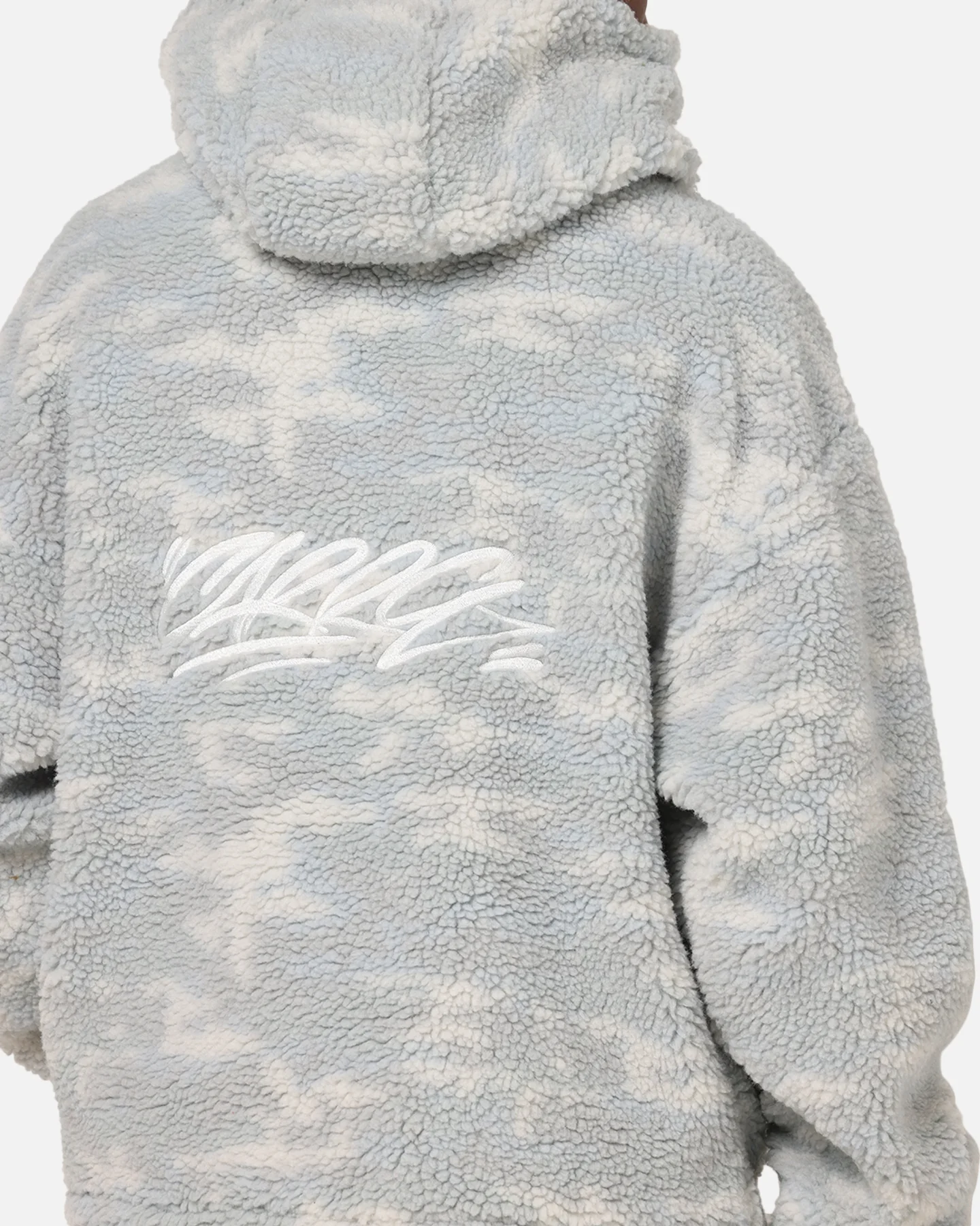 Carre Sherpa Hooded Jumper Snow Camo - Image 8