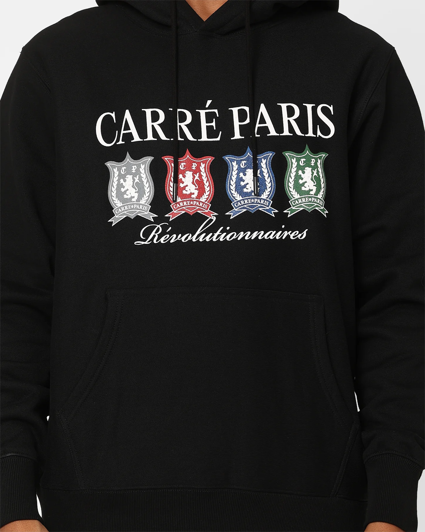 Carre Shield Hoodie Black - Image 3