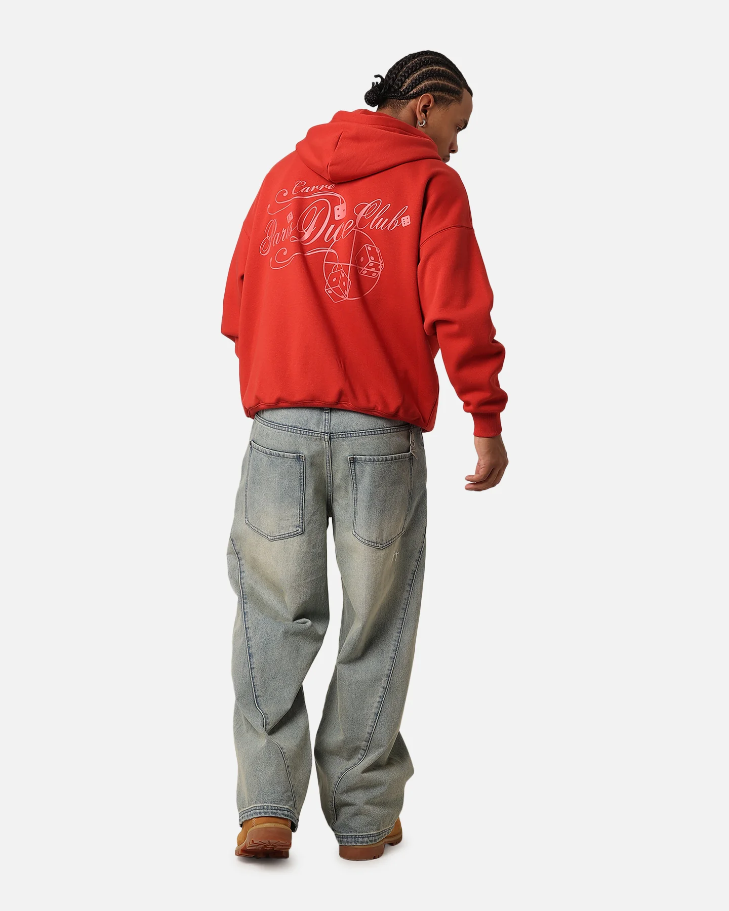 Carre Shoot Out Full Zip Hoodie Red - Image 3