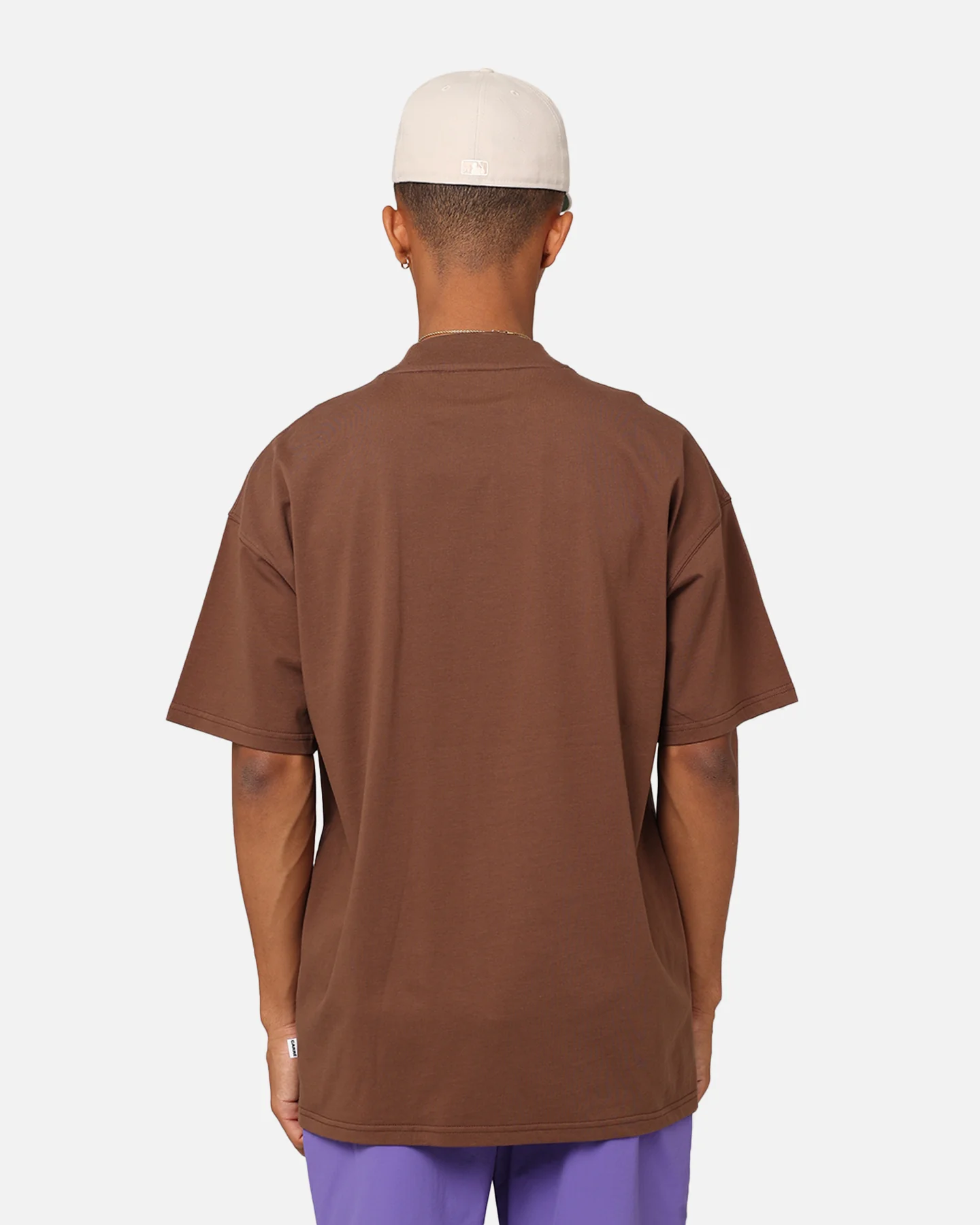 Carre Shooters Oversized T-Shirt Dark Brown - Image 4