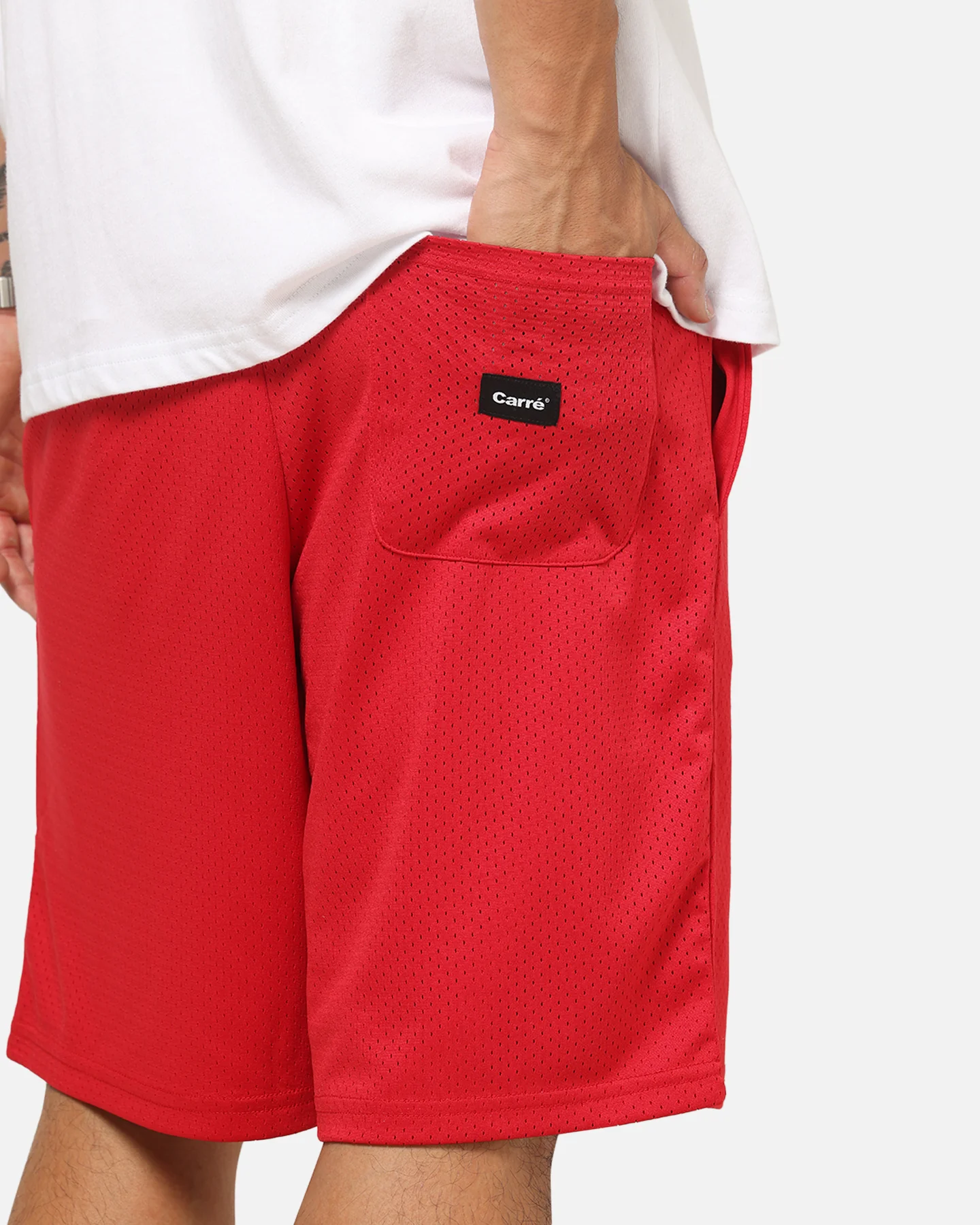 Carre Sideline Basketball Shorts Red - Image 4