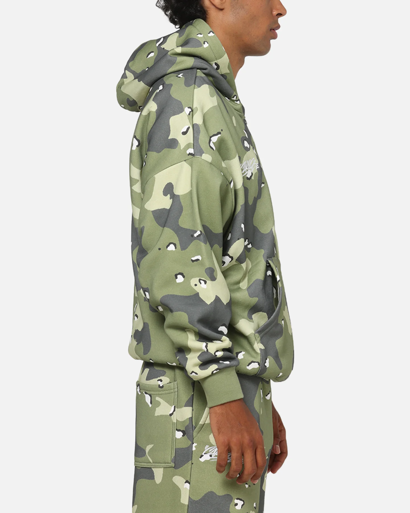 Carre Sideline Hoodie Green Camo - Image 5