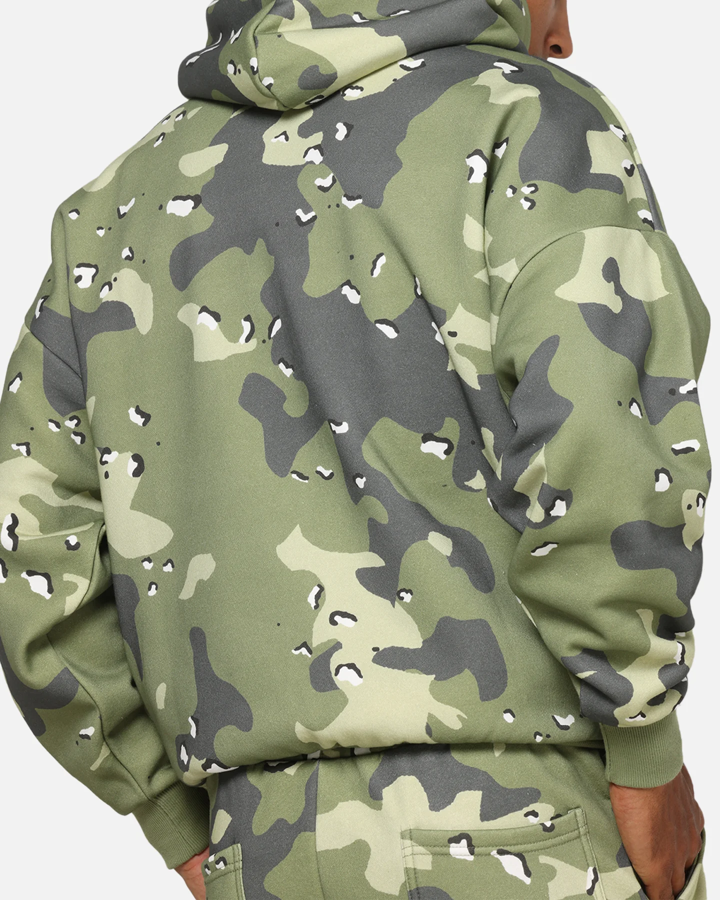 Carre Sideline Hoodie Green Camo - Image 8