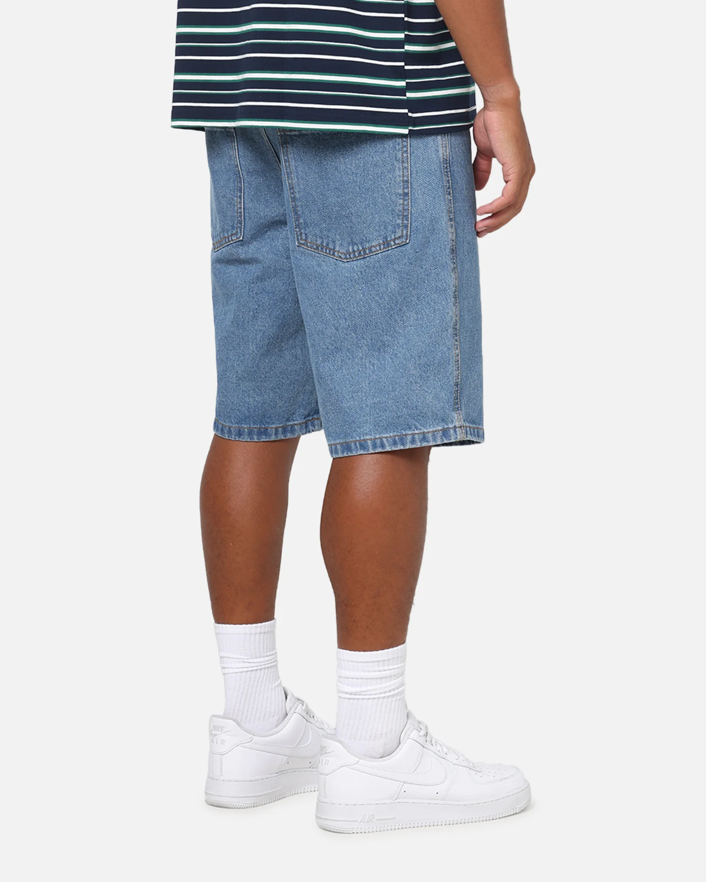 Carre Solace Baggy Jorts Mid Blue - Image 5
