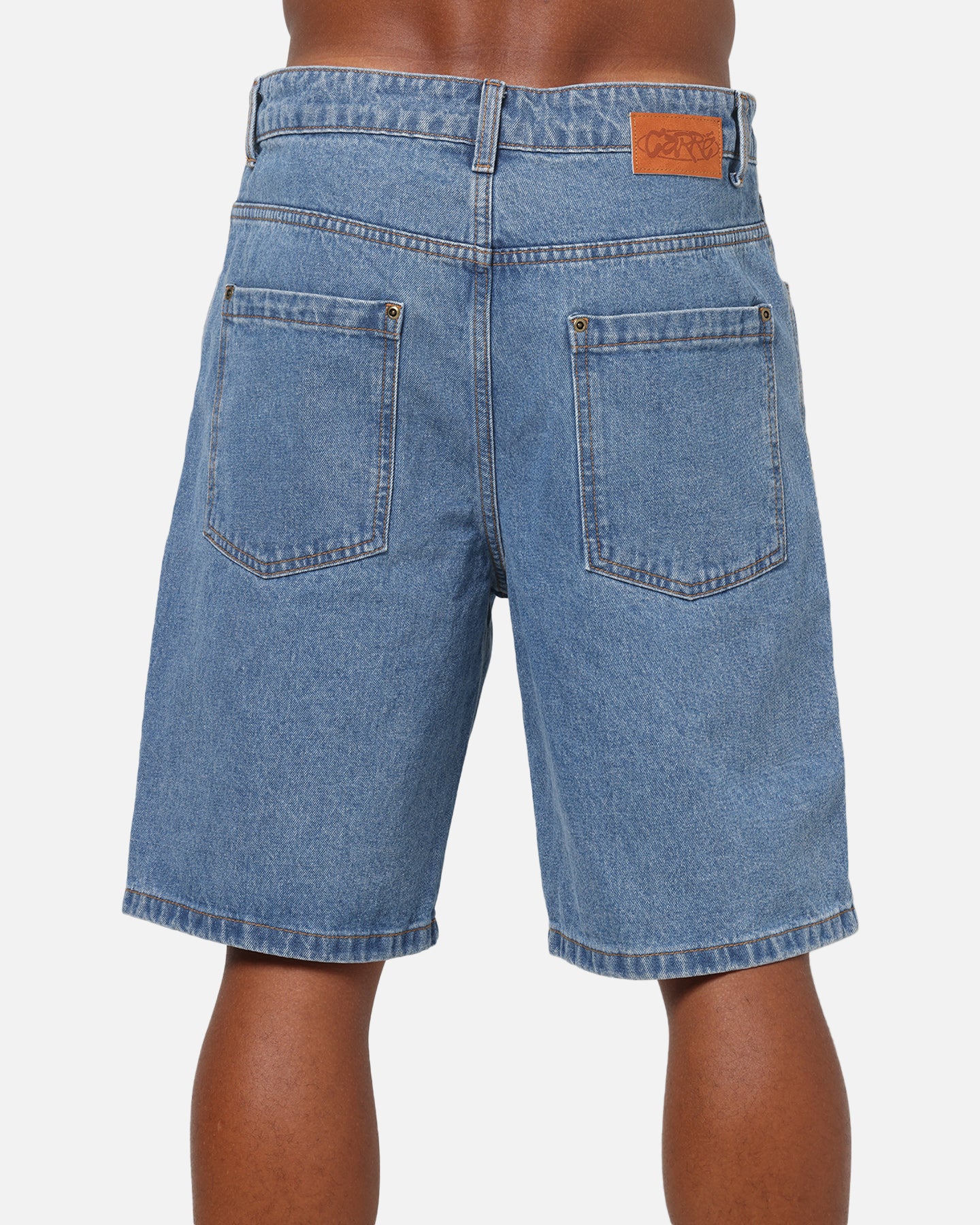 Carre Solace Baggy Jorts Mid Blue - Image 8