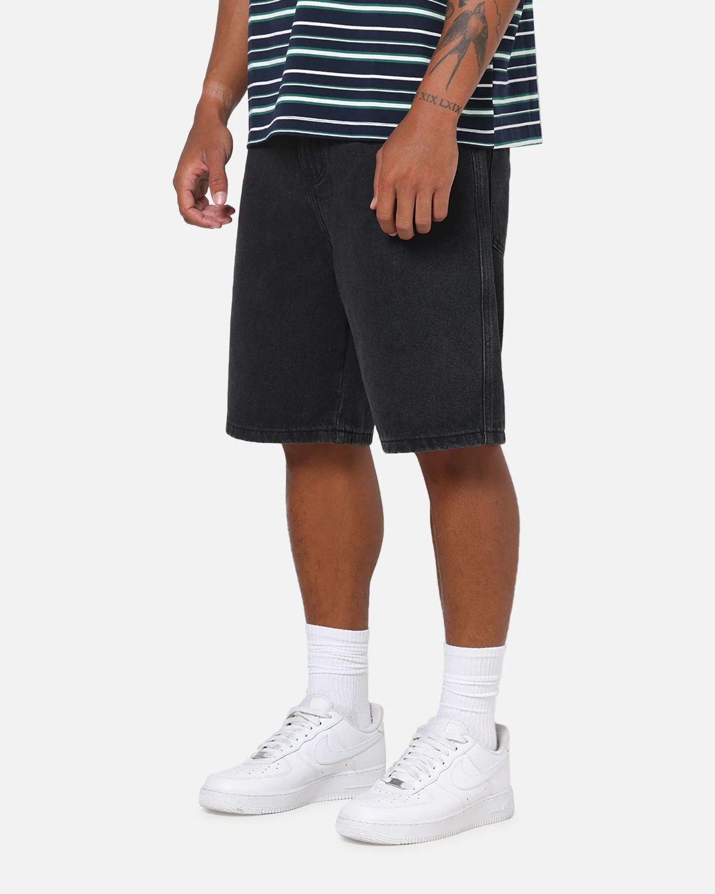 Carre Solace Baggy Jorts Washed Black - Image 6
