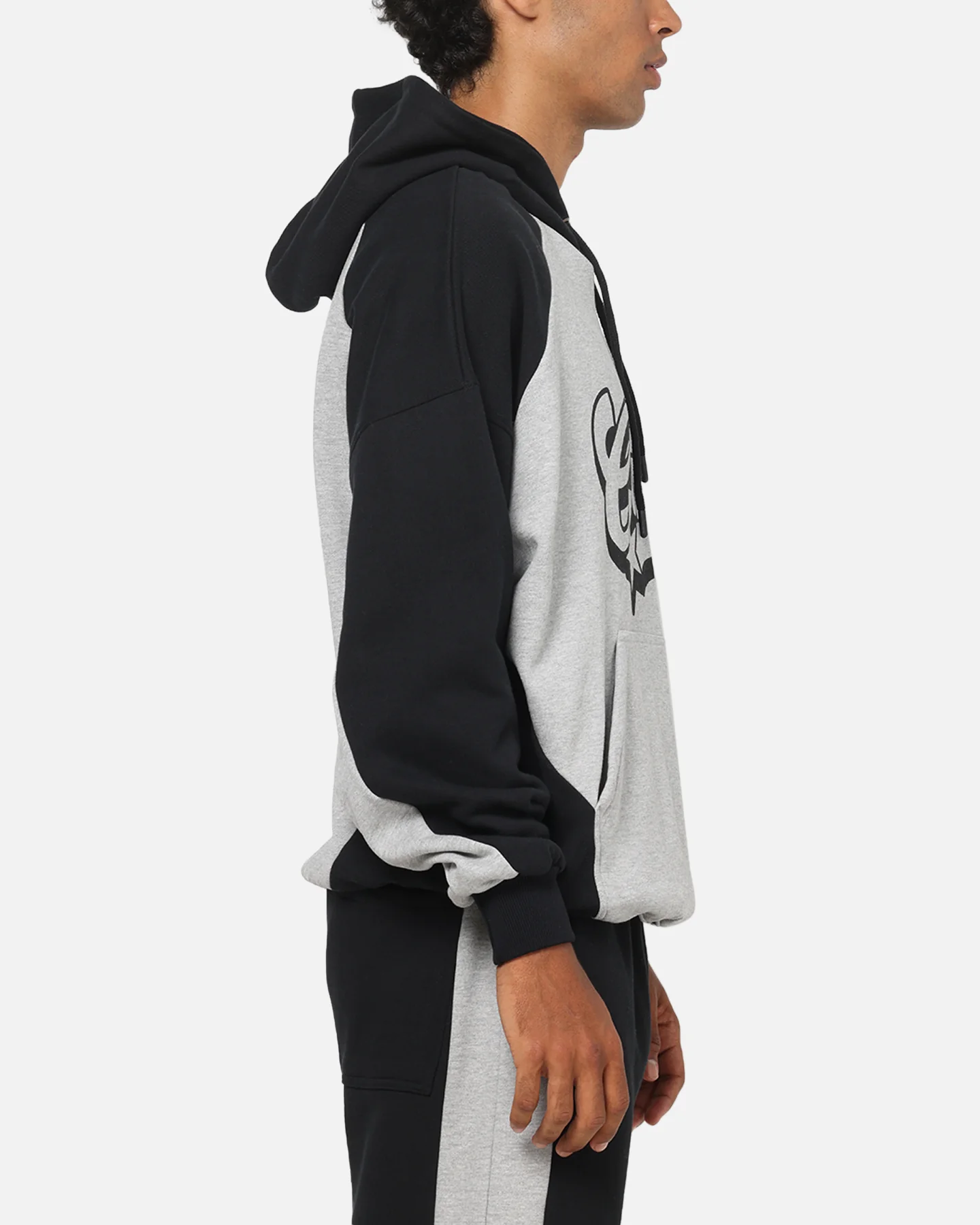 Carre Sport C Hoodie Grey/Black - Image 4